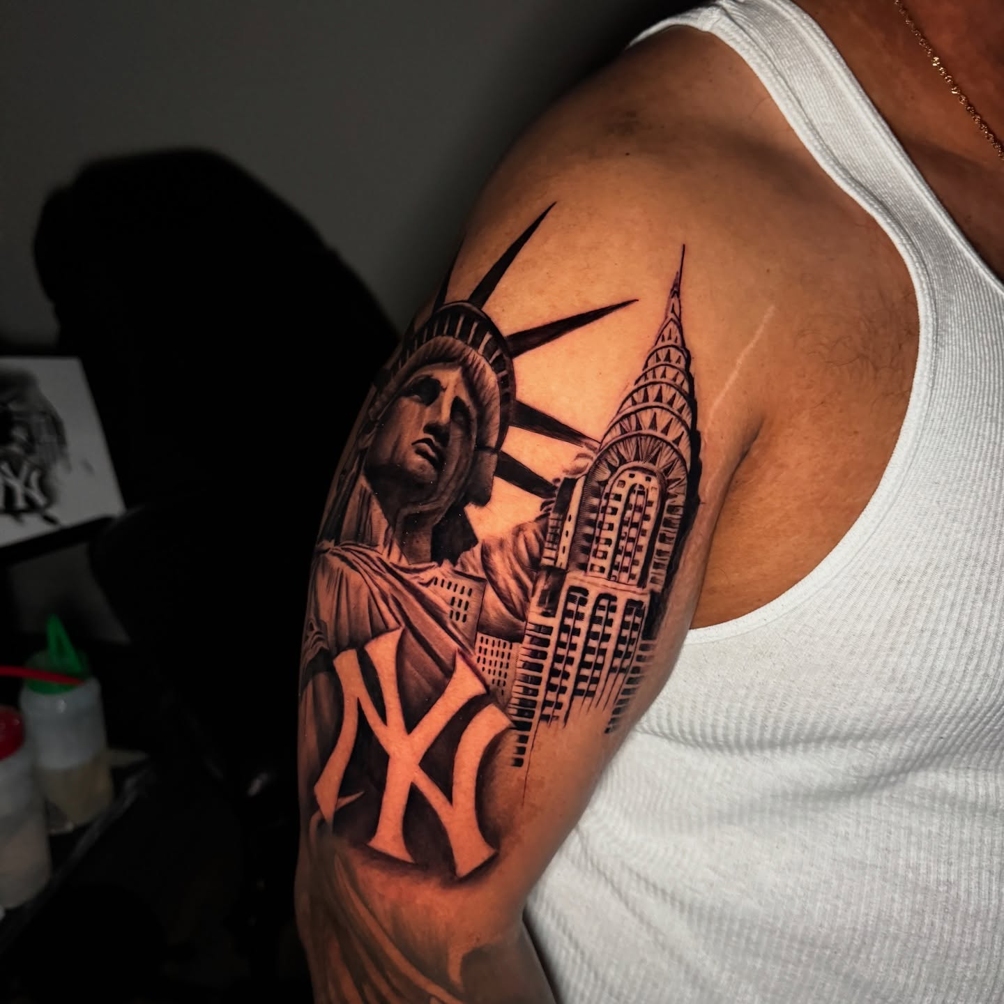 Tattoo by @tatt2ant — black_and_grey, realism