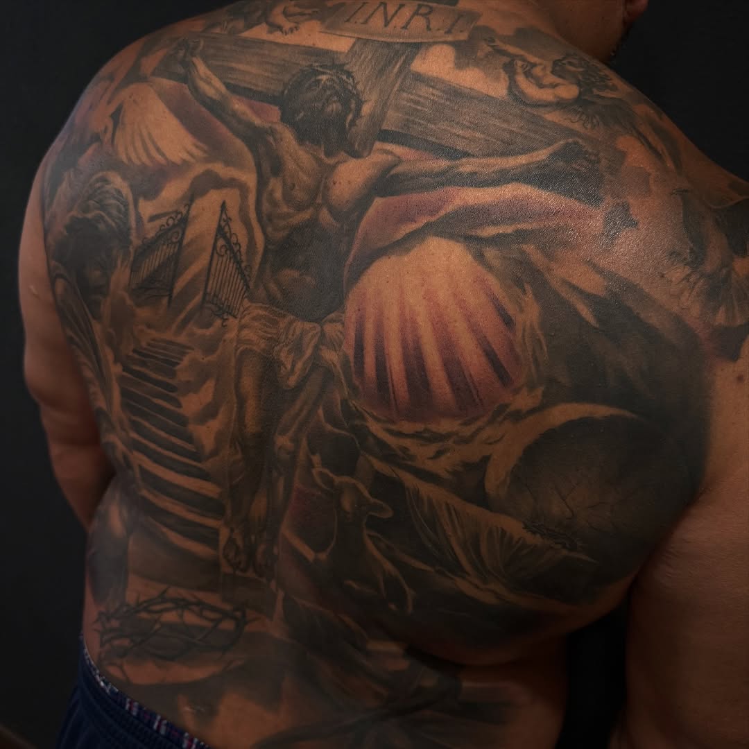 Tattoo by @josephpassion__ — realism, black_and_grey