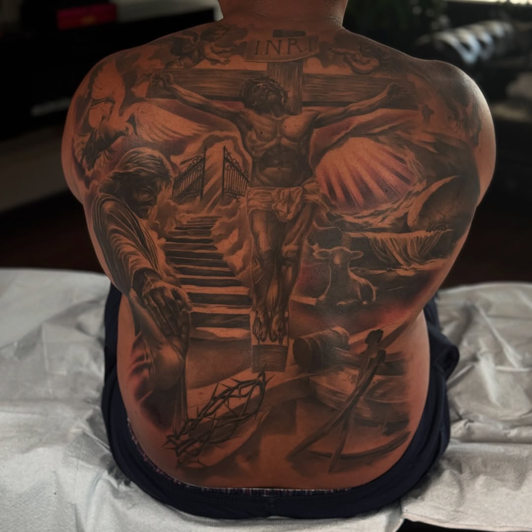 Tattoo by @josephpassion__ — realism, black_and_grey