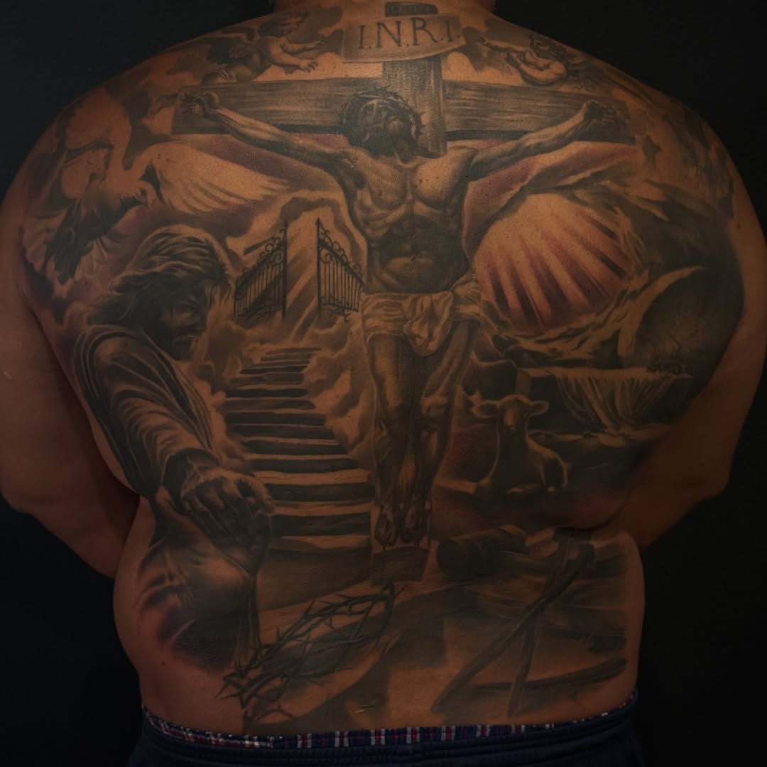 Tattoo by @josephpassion__ — realism, black_and_grey