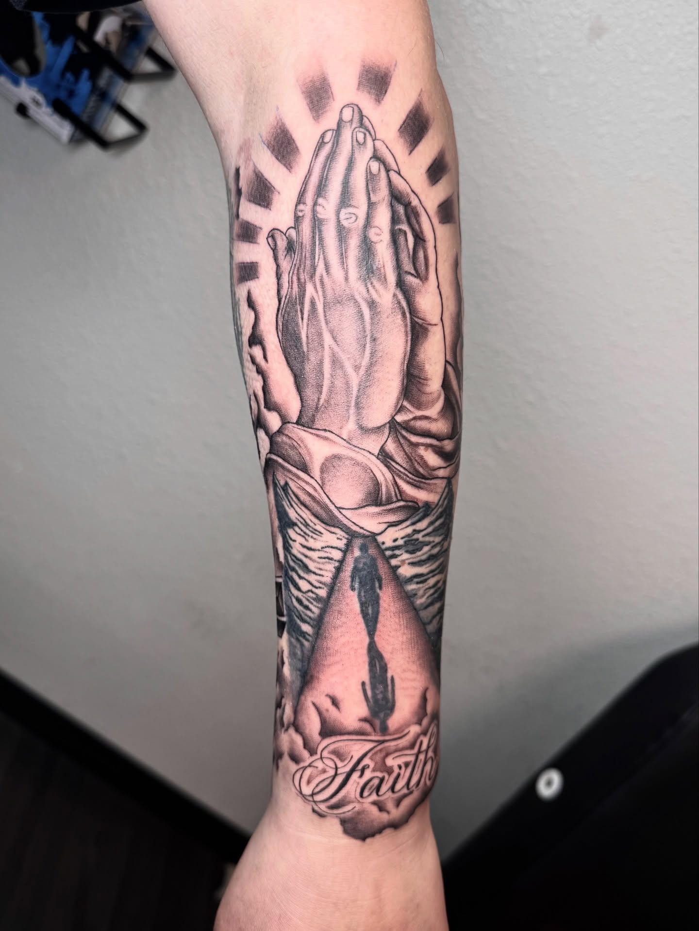 Tattoo by @jesstattooz — realism, black_and_grey