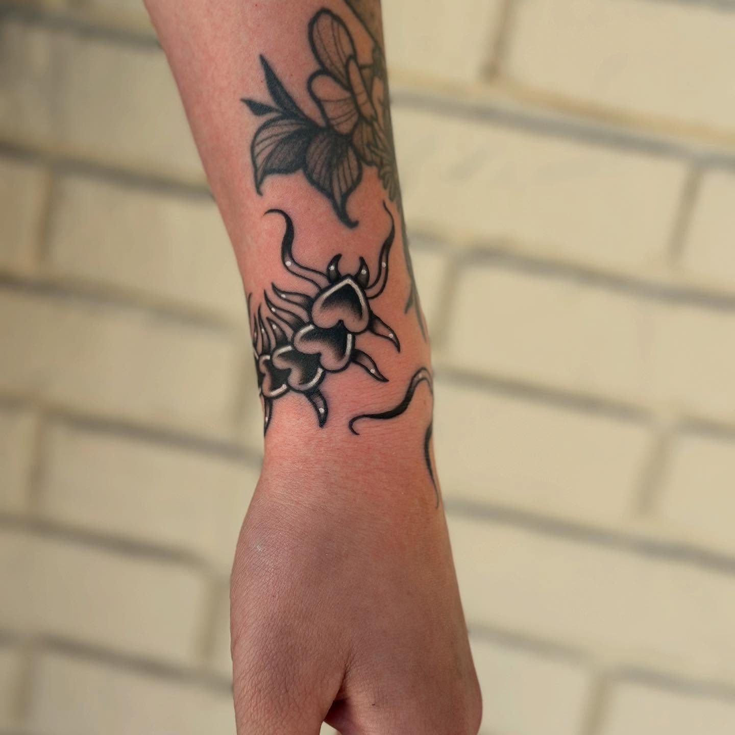 Tattoo by @tatt_brat_ — black_and_grey