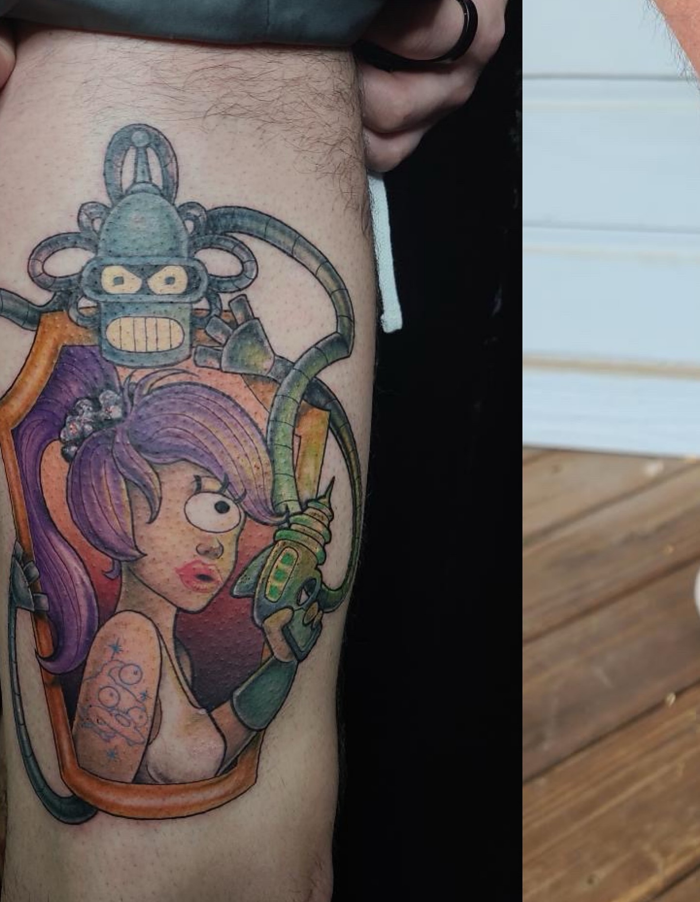 Tattoo by @tattoos.from.mars — illustrative, anime