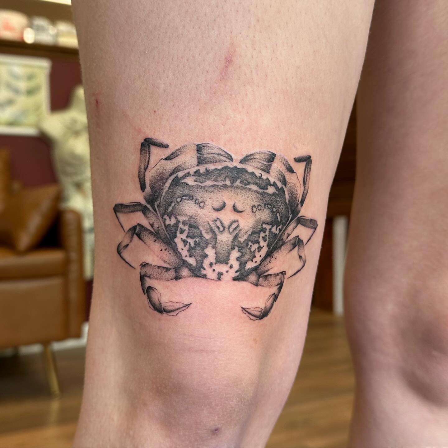 Tattoo by @raeofsunshine.tts — dotwork