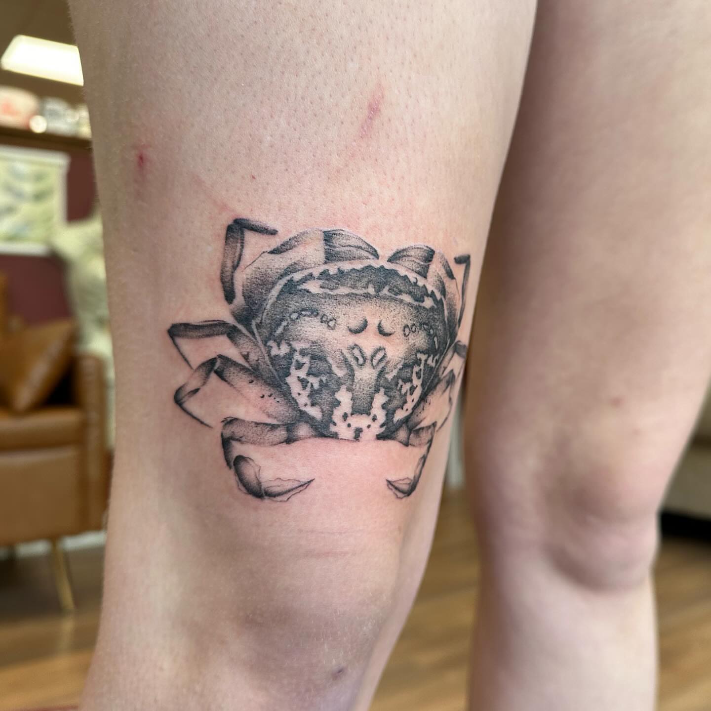 Tattoo by @raeofsunshine.tts — black_and_grey