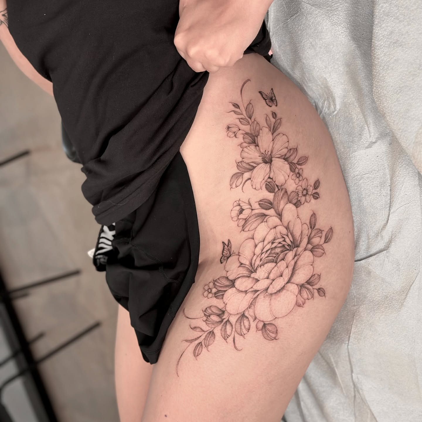 Tattoo by @michatattoos — black_and_grey