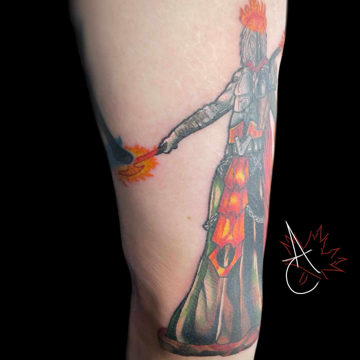 Tattoo by @artofcanada — neo_traditional, dotwork