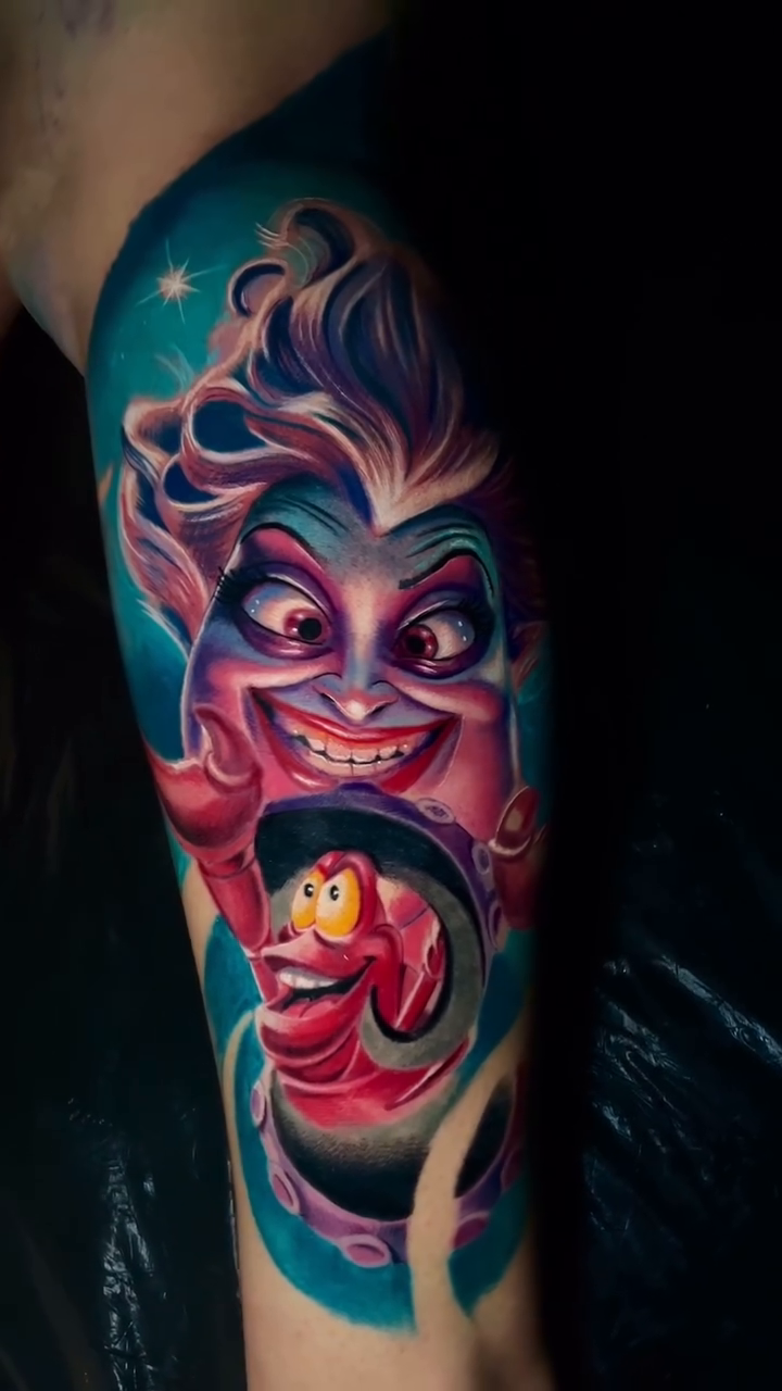 Tattoo by @vono.tattooer — anime, realism