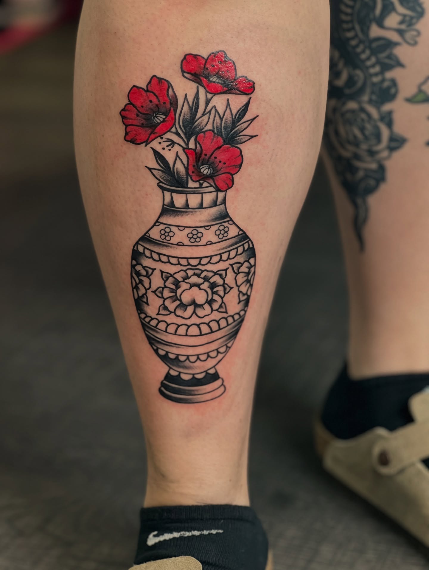 Tattoo by @babyhands.tattoos — black_and_grey