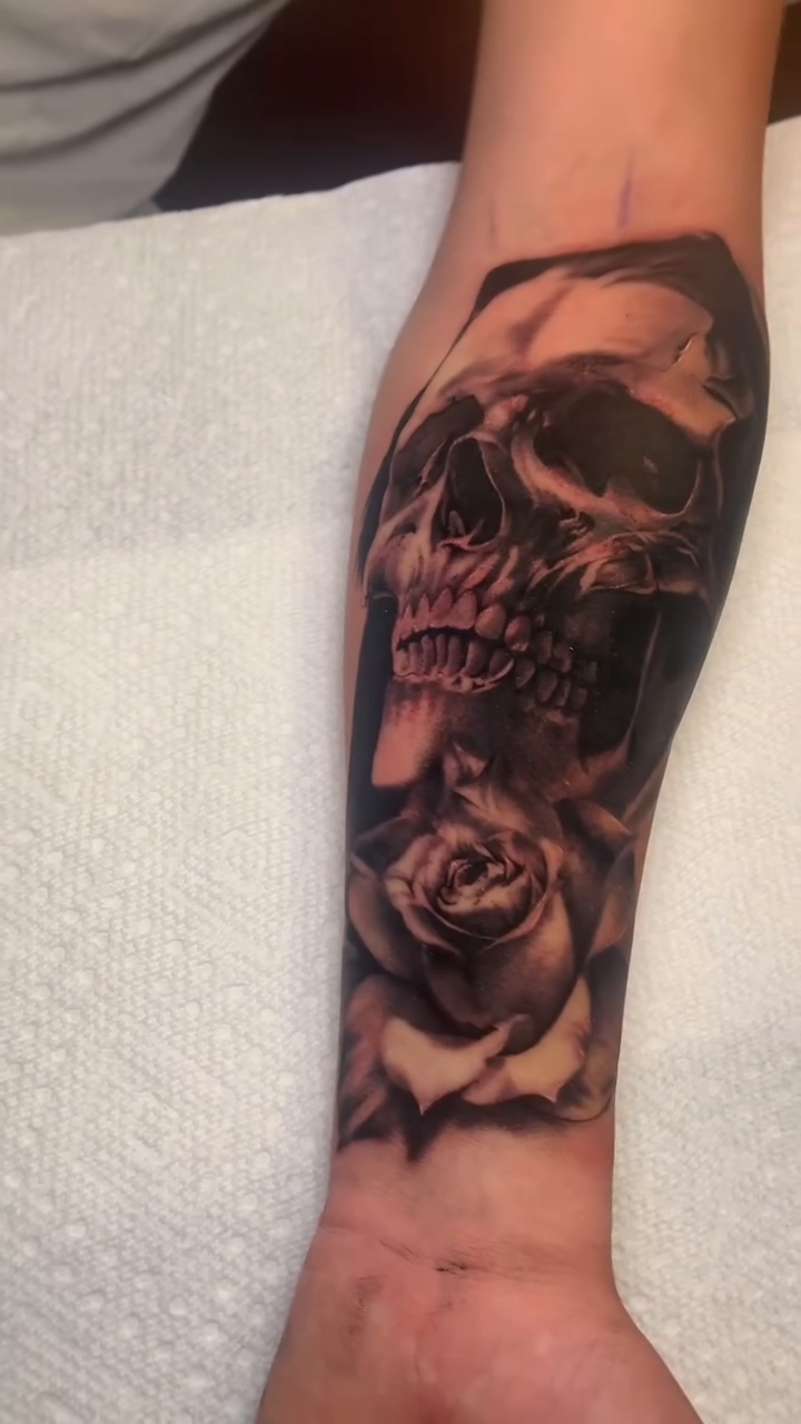 Tattoo by @rorystats — realism, black_and_grey