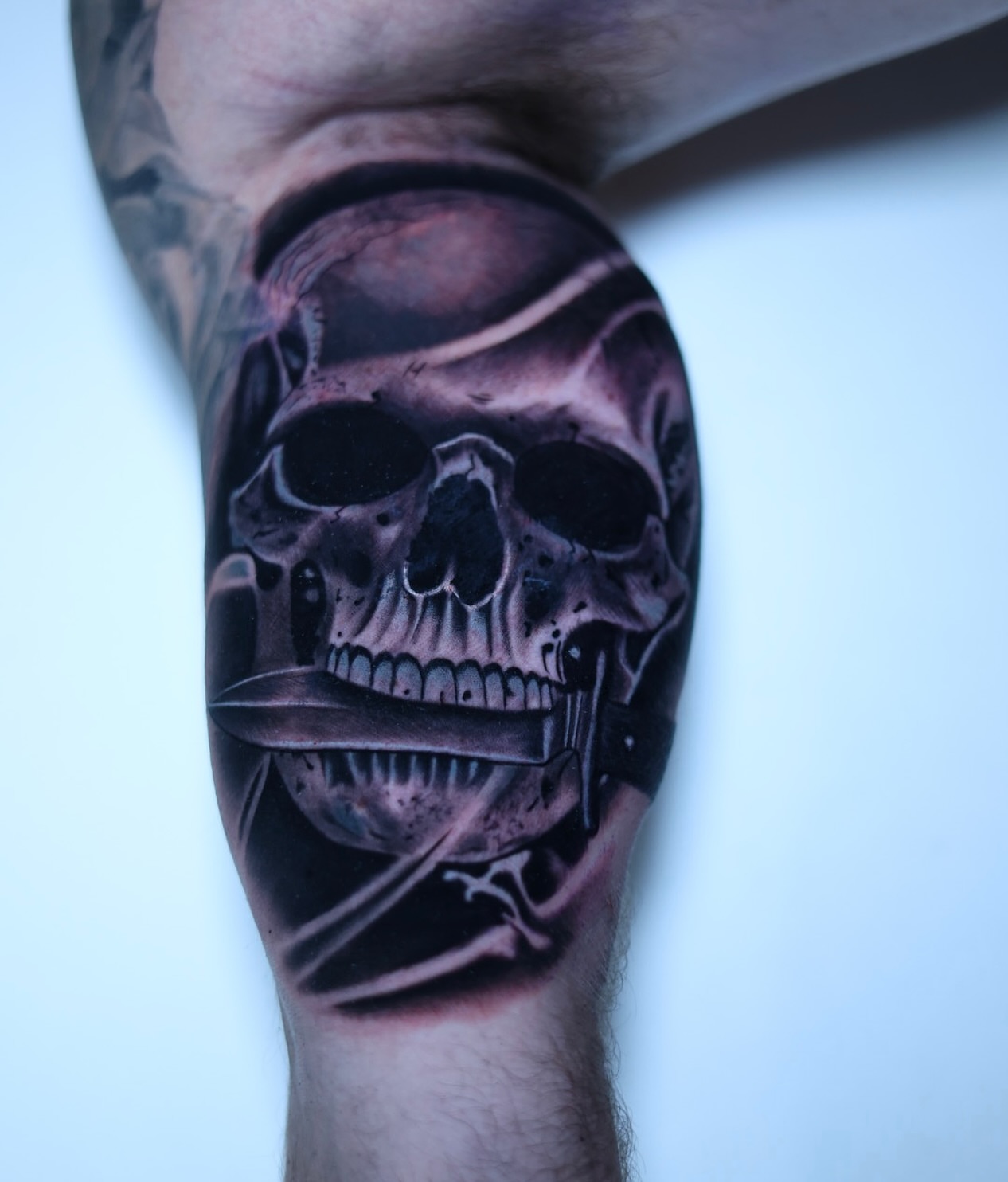 Tattoo by @tiagoink__ — dark_realism