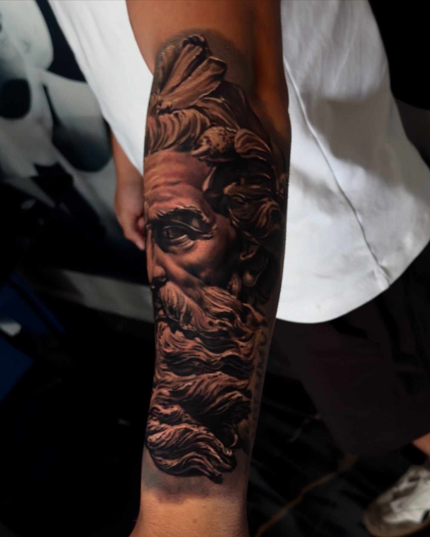 Tattoo by @tattooyasmany2012 — realism, black_and_grey