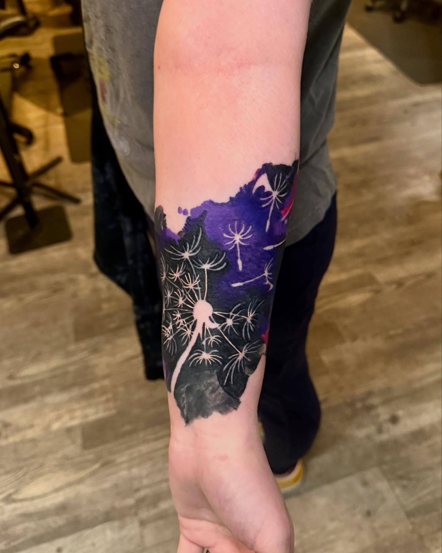 Tattoo by @stevielichous — watercolor