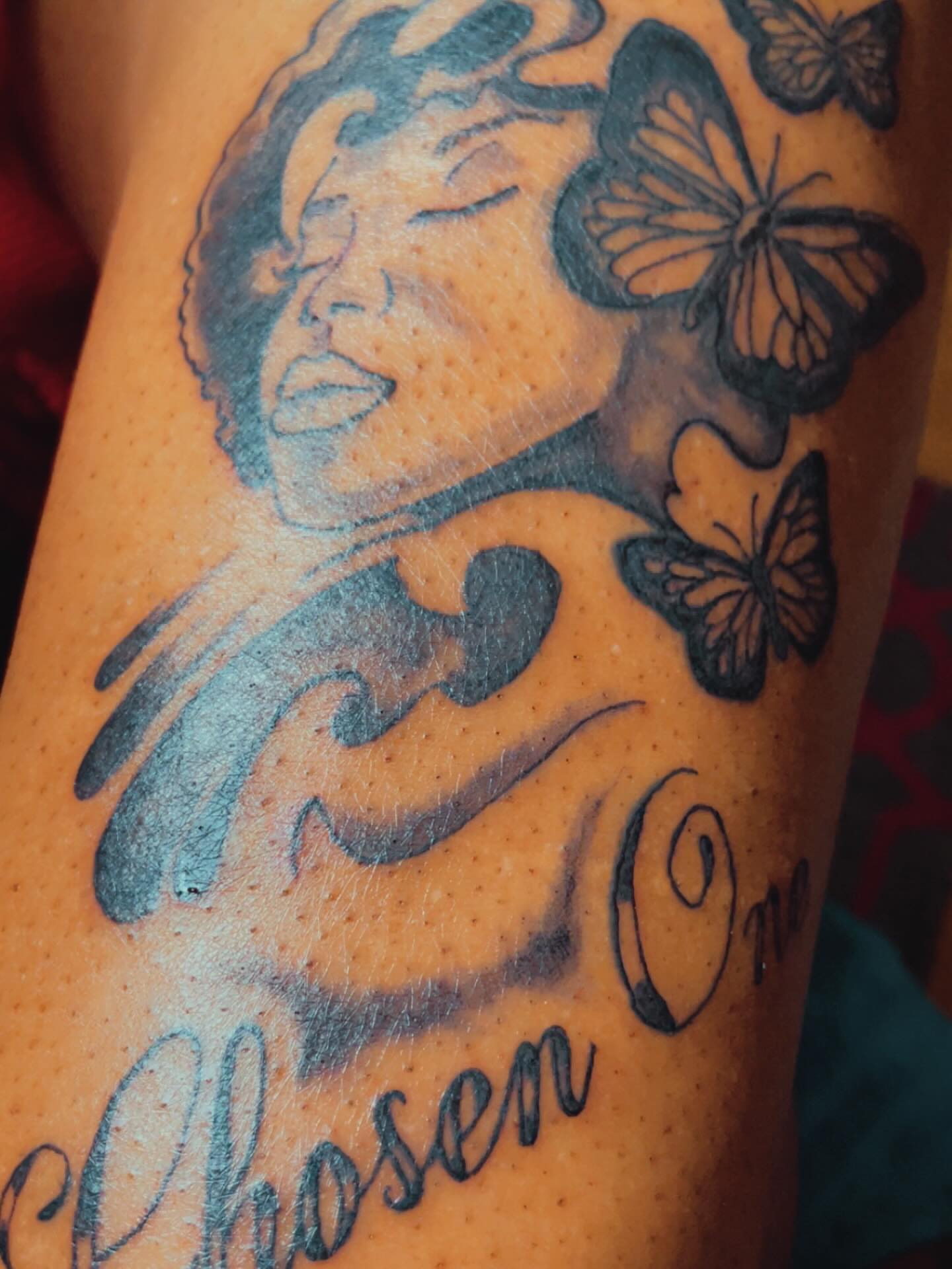 Tattoo by @tattoosbylulu — black_and_grey