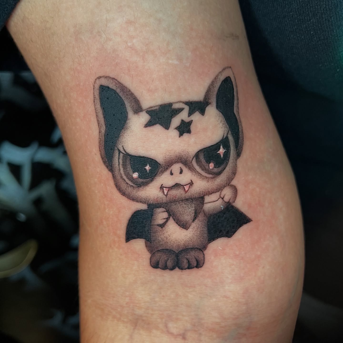 Bat dotwork tattoo on the forearm by soph ଘ(੭ˊᵕˋ)੭