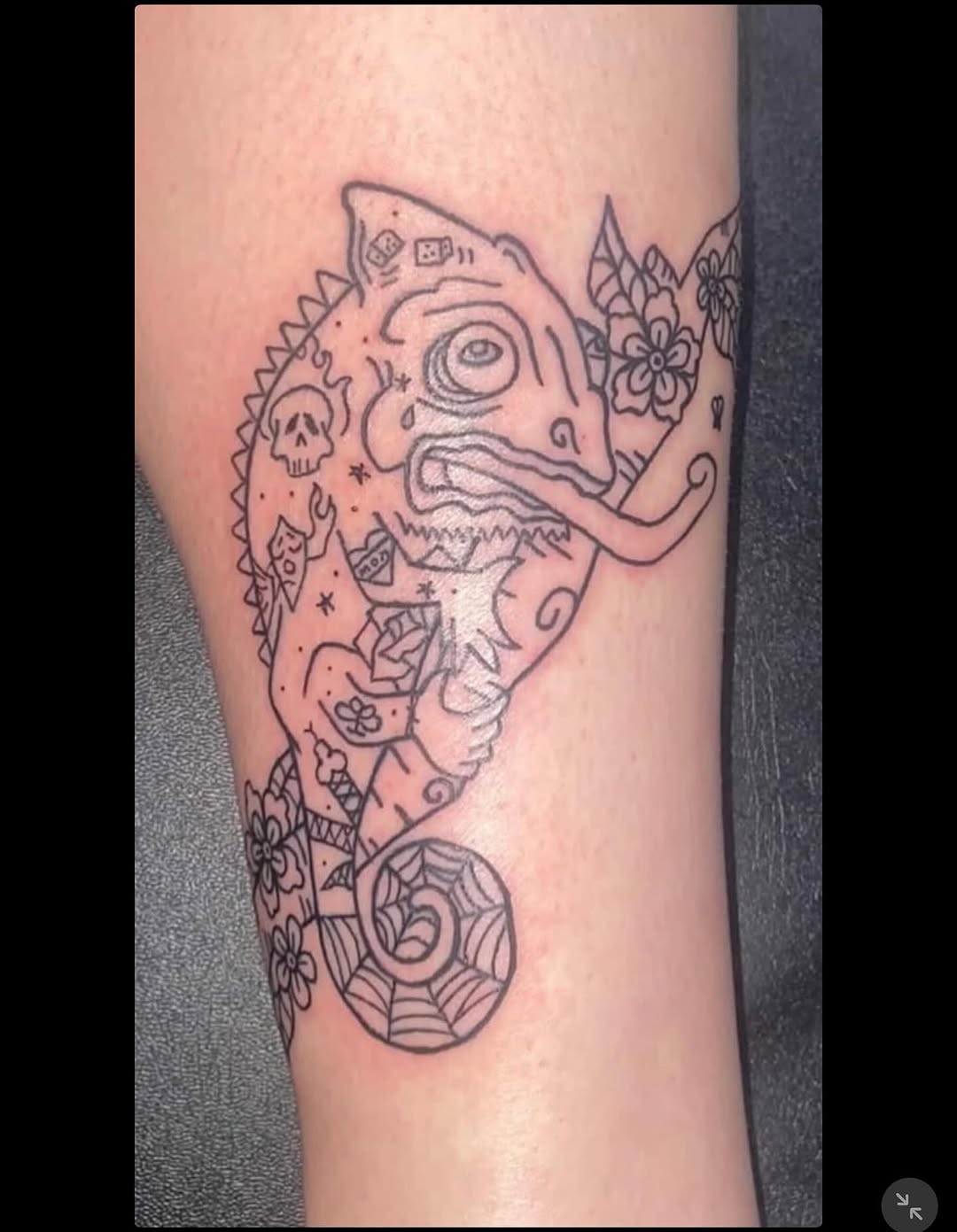 Tattoo by @natalieopaltattoos — ignorant, blackwork