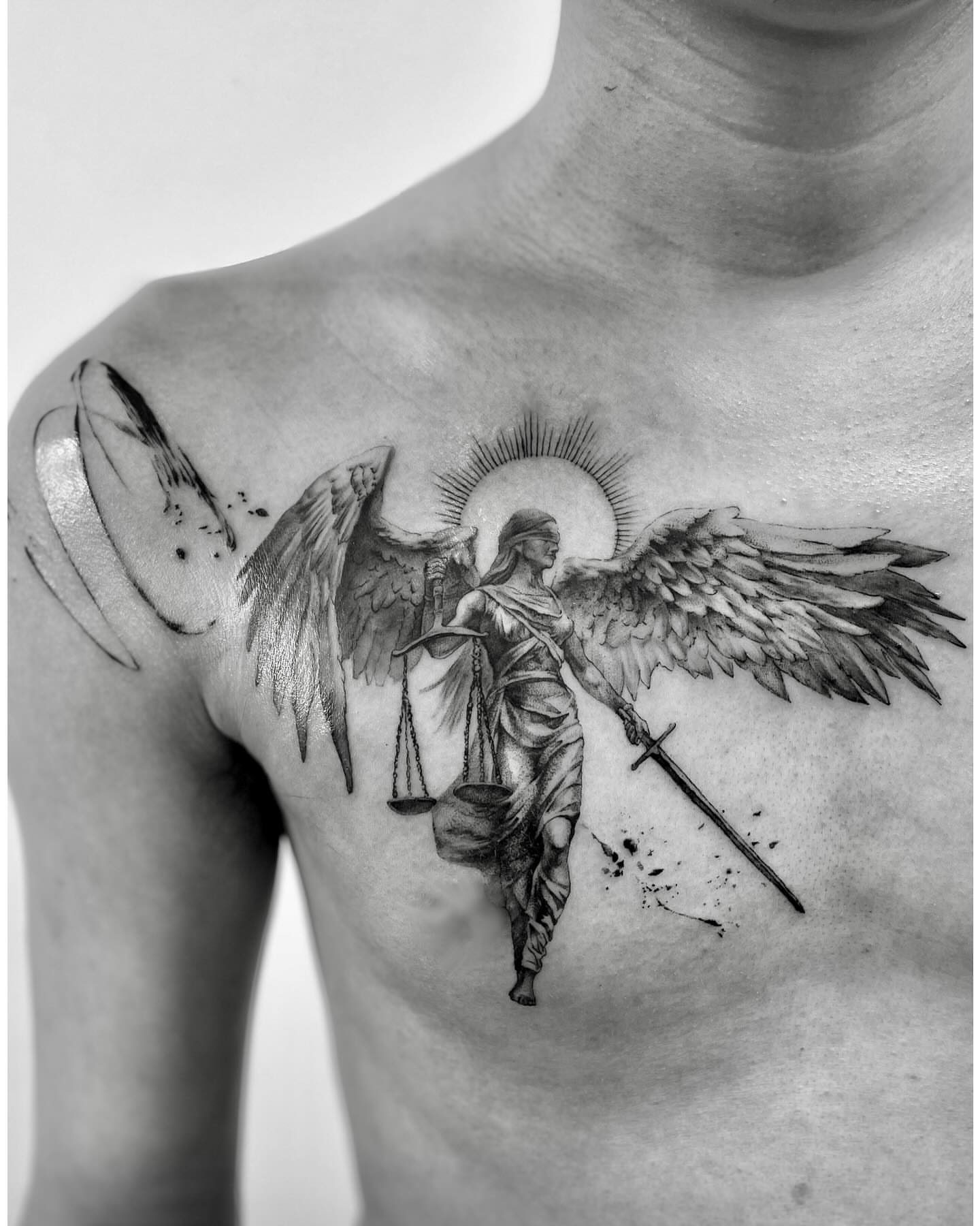 Tattoo by @arthoitam — black_and_grey, realism
