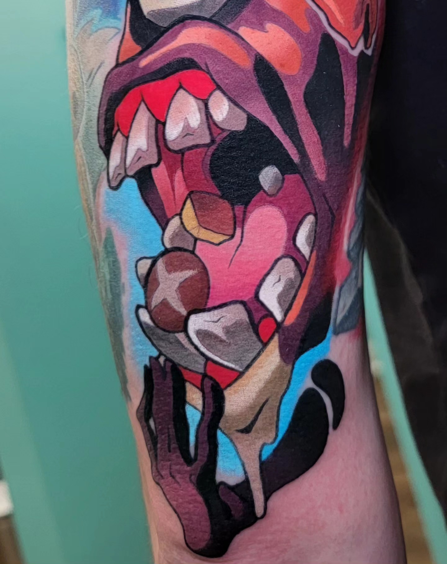 Tattoo by @shaunflinn_tattoos — geometric, illustrative