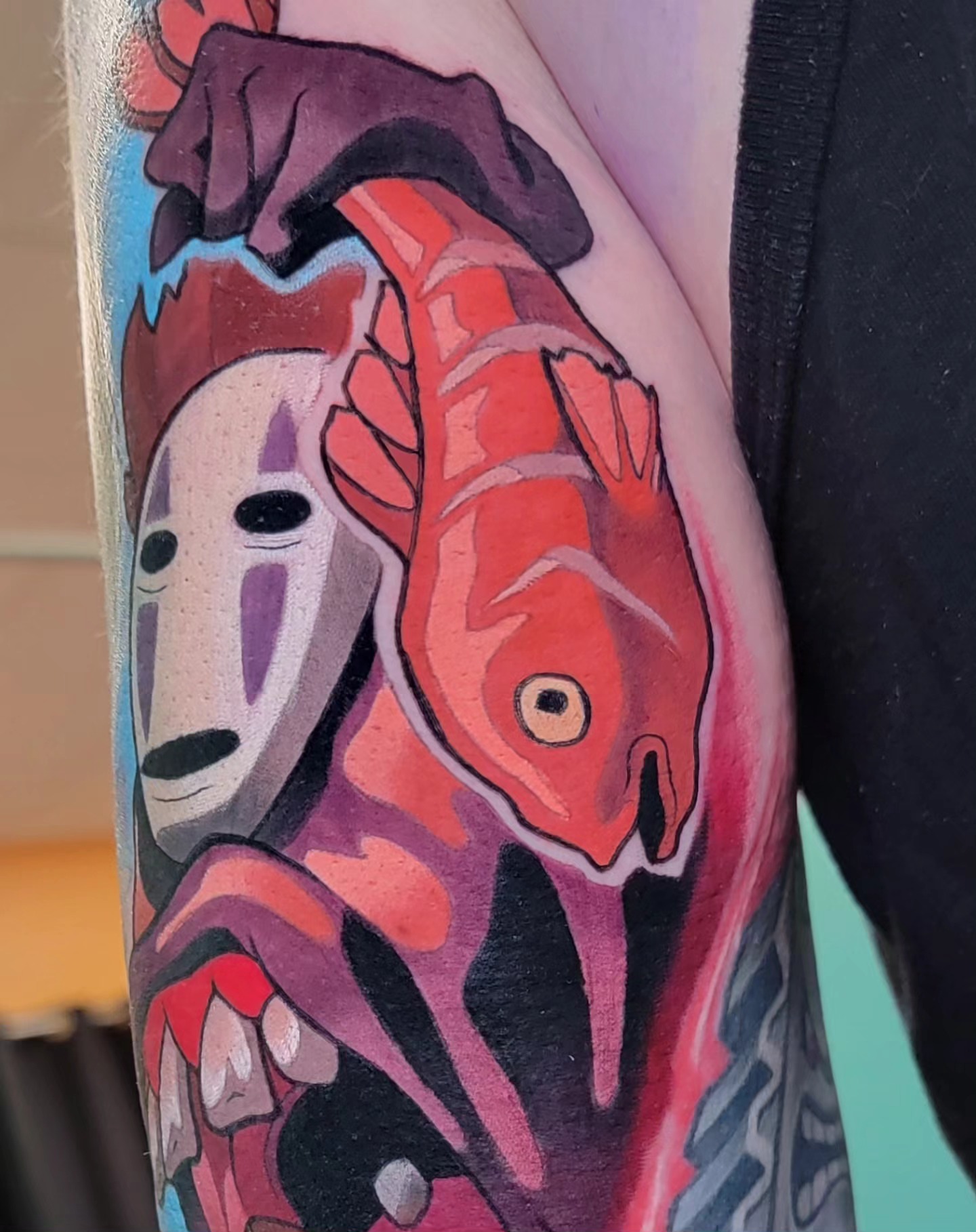 Tattoo by @shaunflinn_tattoos — anime