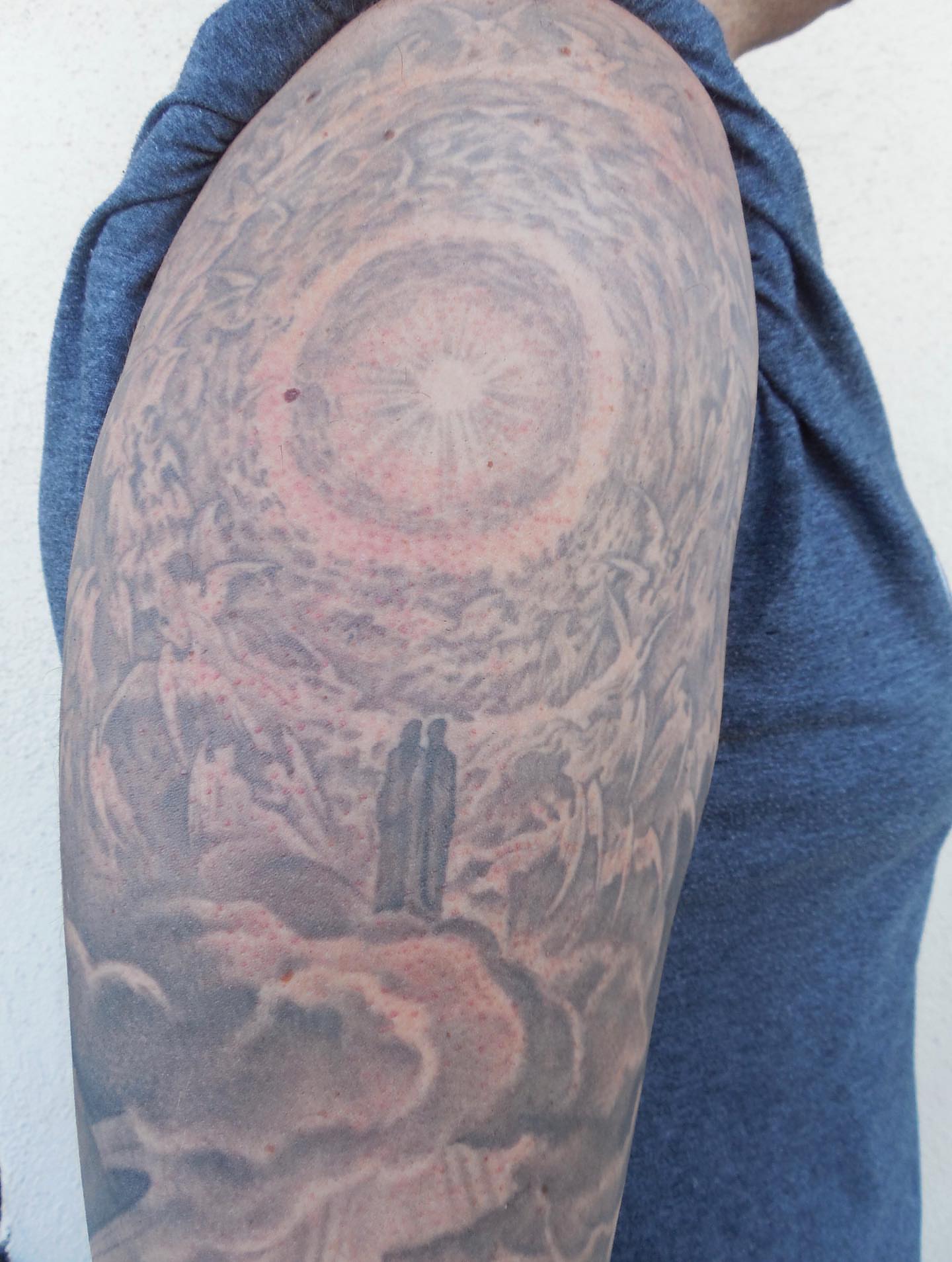 Tattoo by @fortune_glory — black_and_grey, surrealism