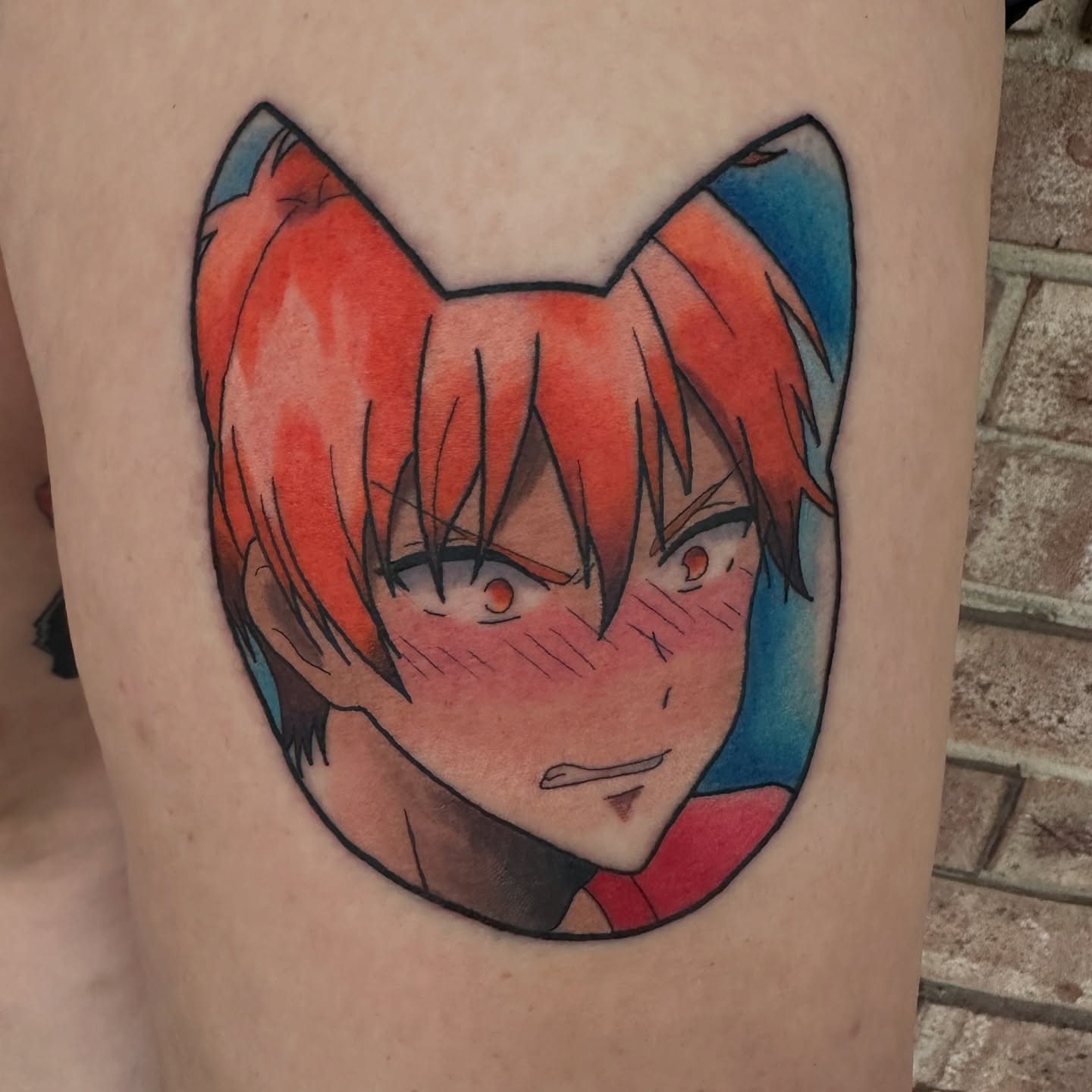Tattoo by @leethemillennial — anime