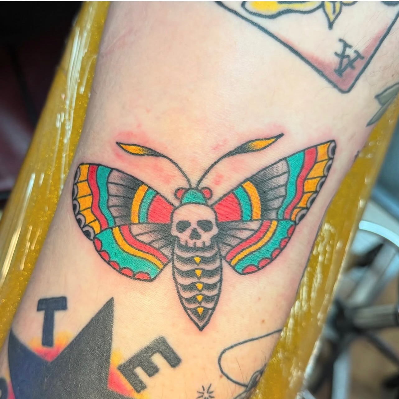 Tattoo by @jeffgrahamtattoo β american_traditional, trash_polka