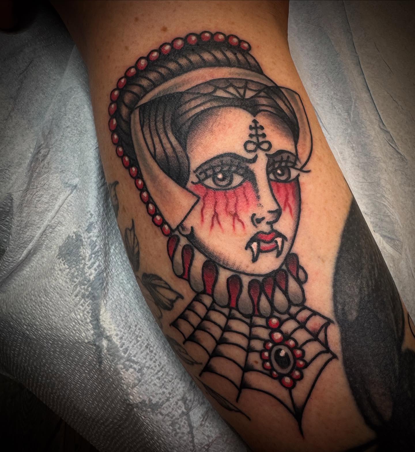 Tattoo by @longcatmatt — american_traditional, dark_realism