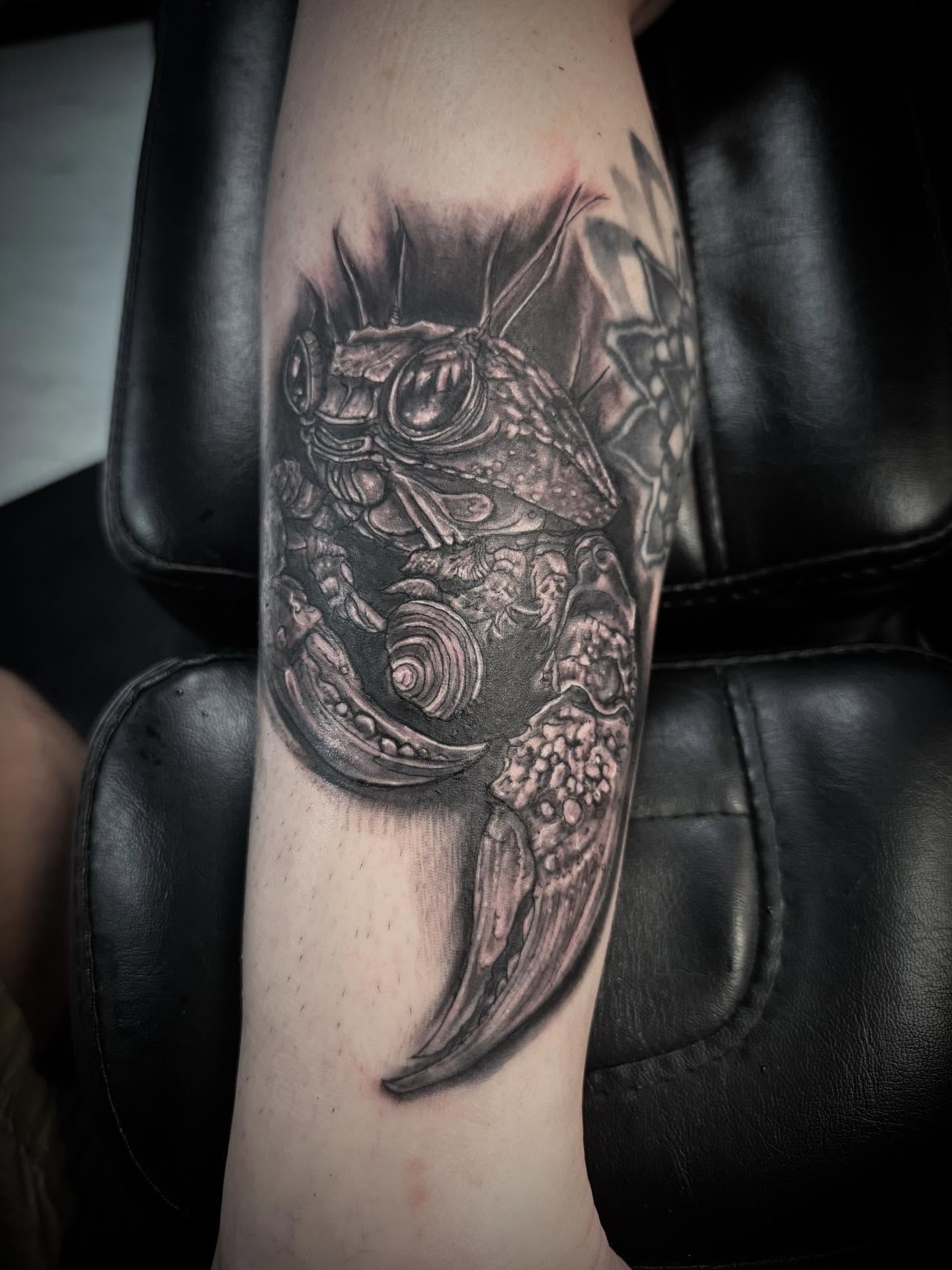 Tattoo by @noochtattoos — black_and_grey