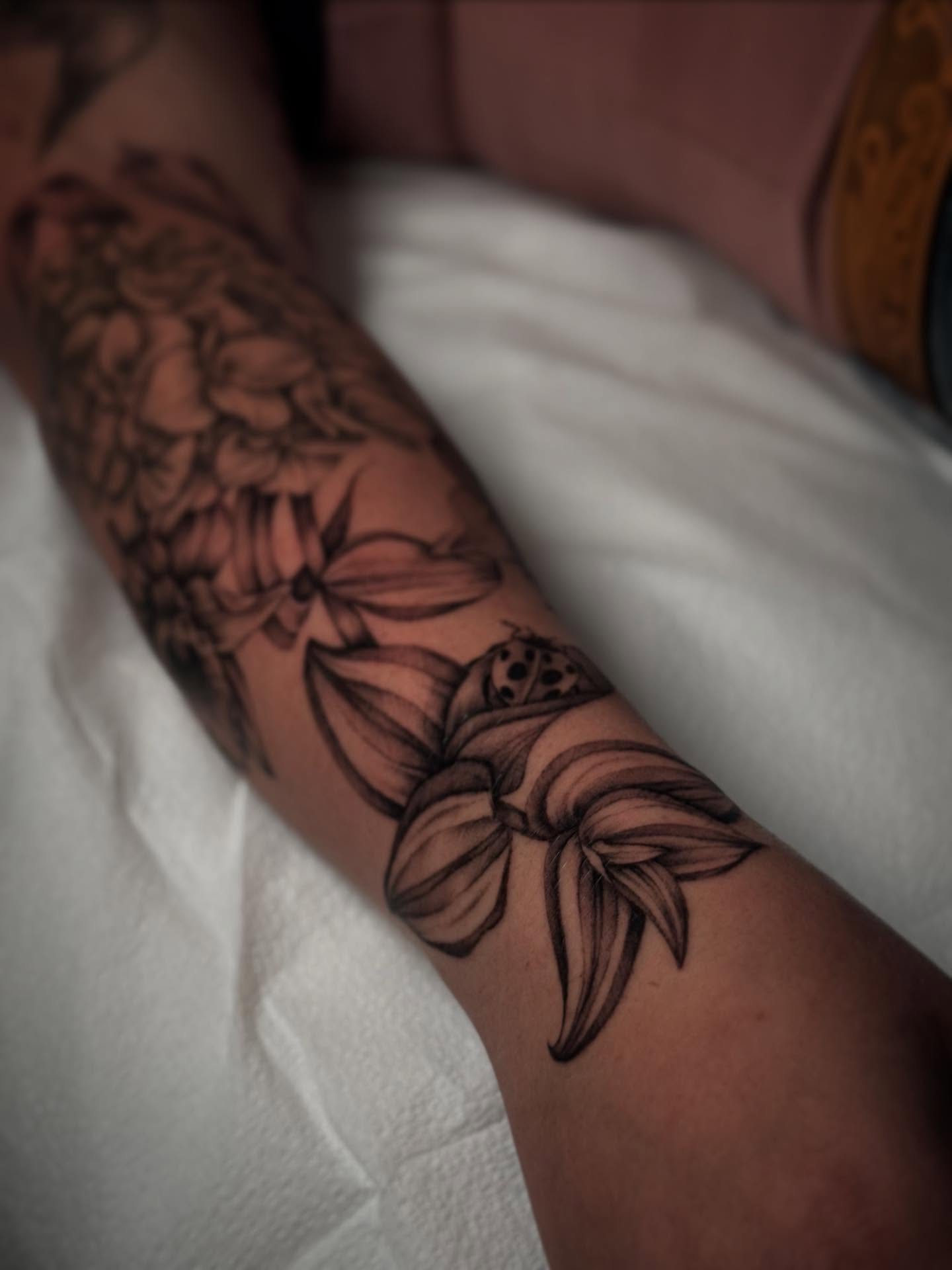 Tattoo by @kassidilla_tattoos — black_and_grey, realism