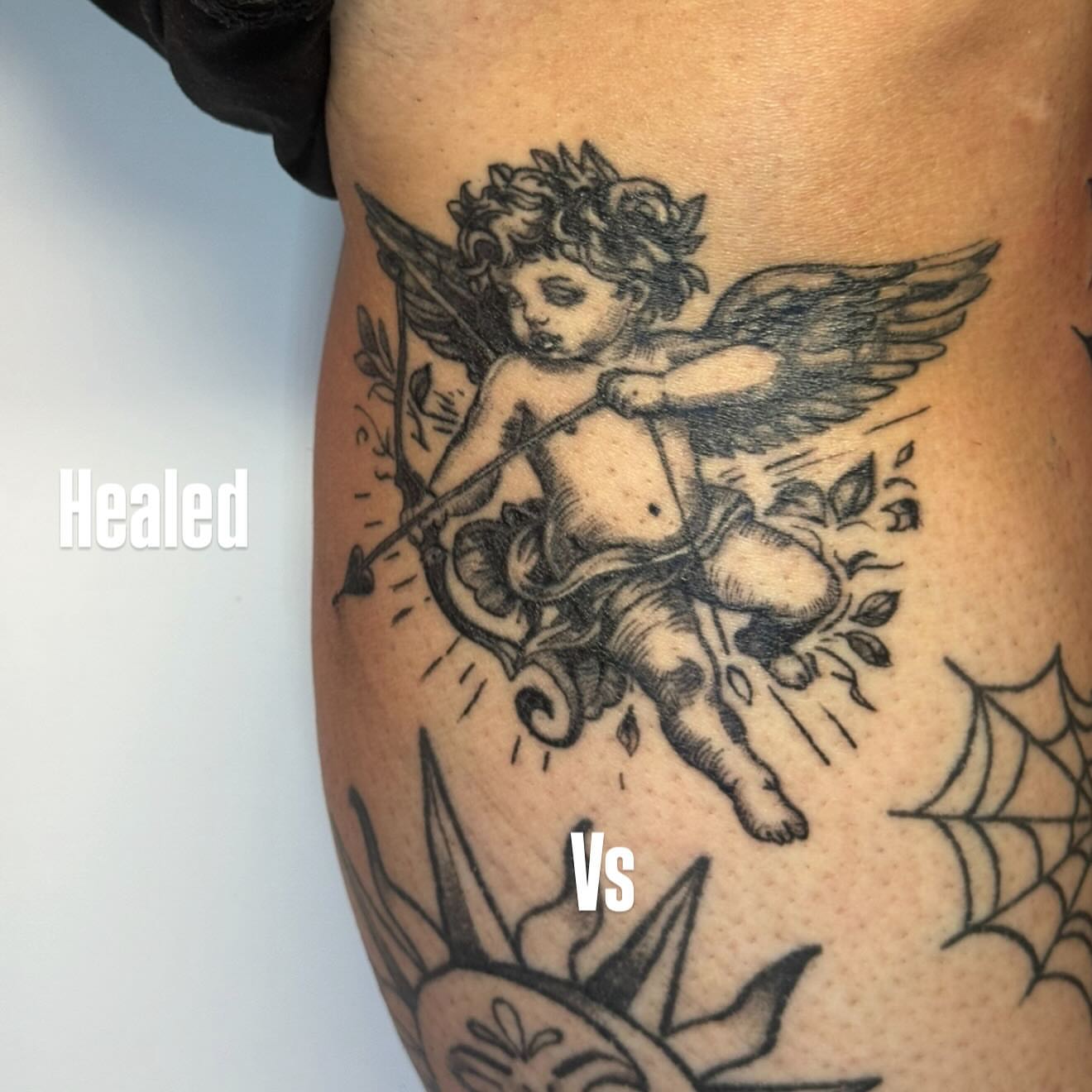 Tattoo by @bellyink_ — black_and_grey