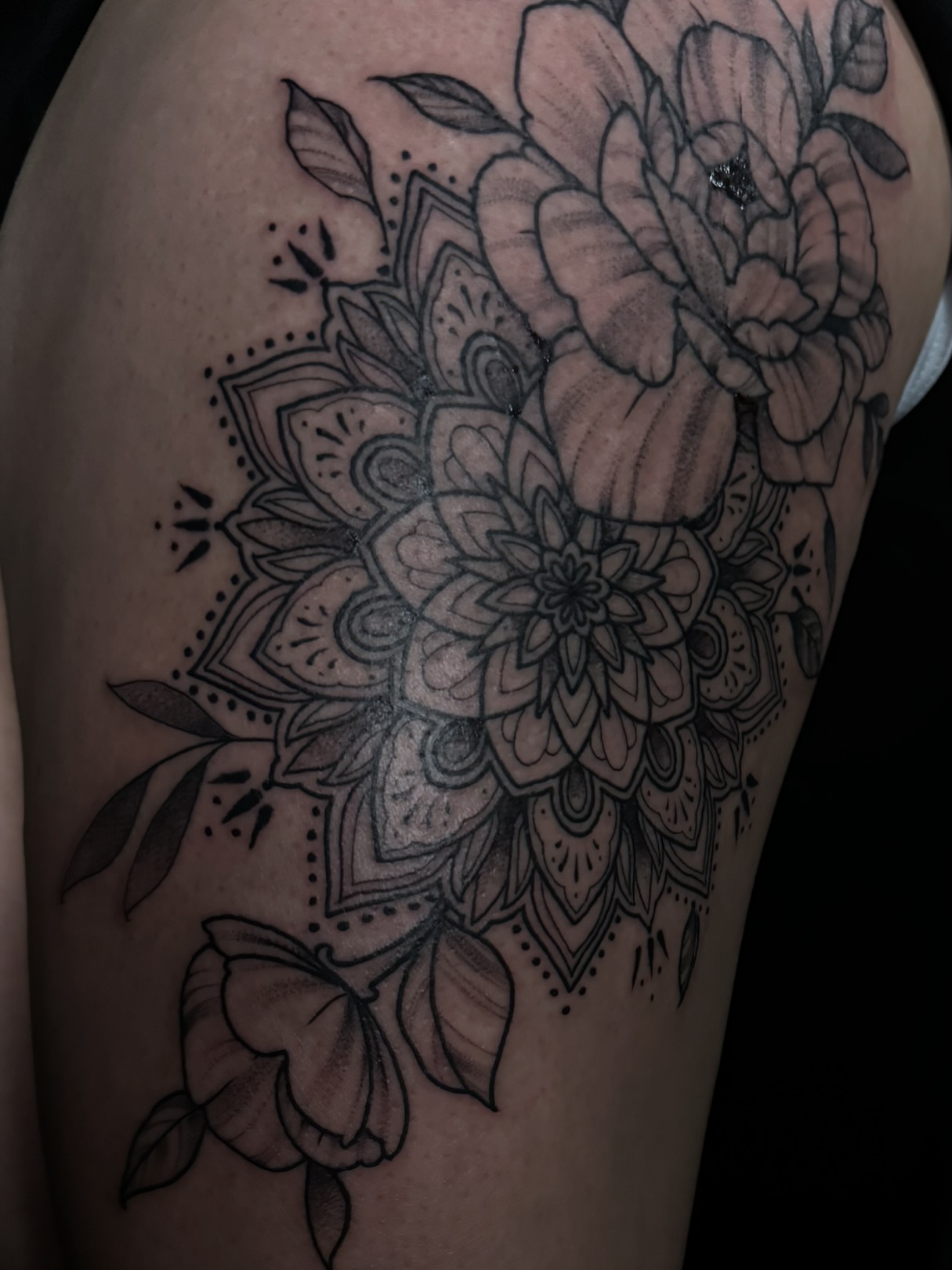 Tattoo by @tattoos_byjoseph — black_and_grey, geometric