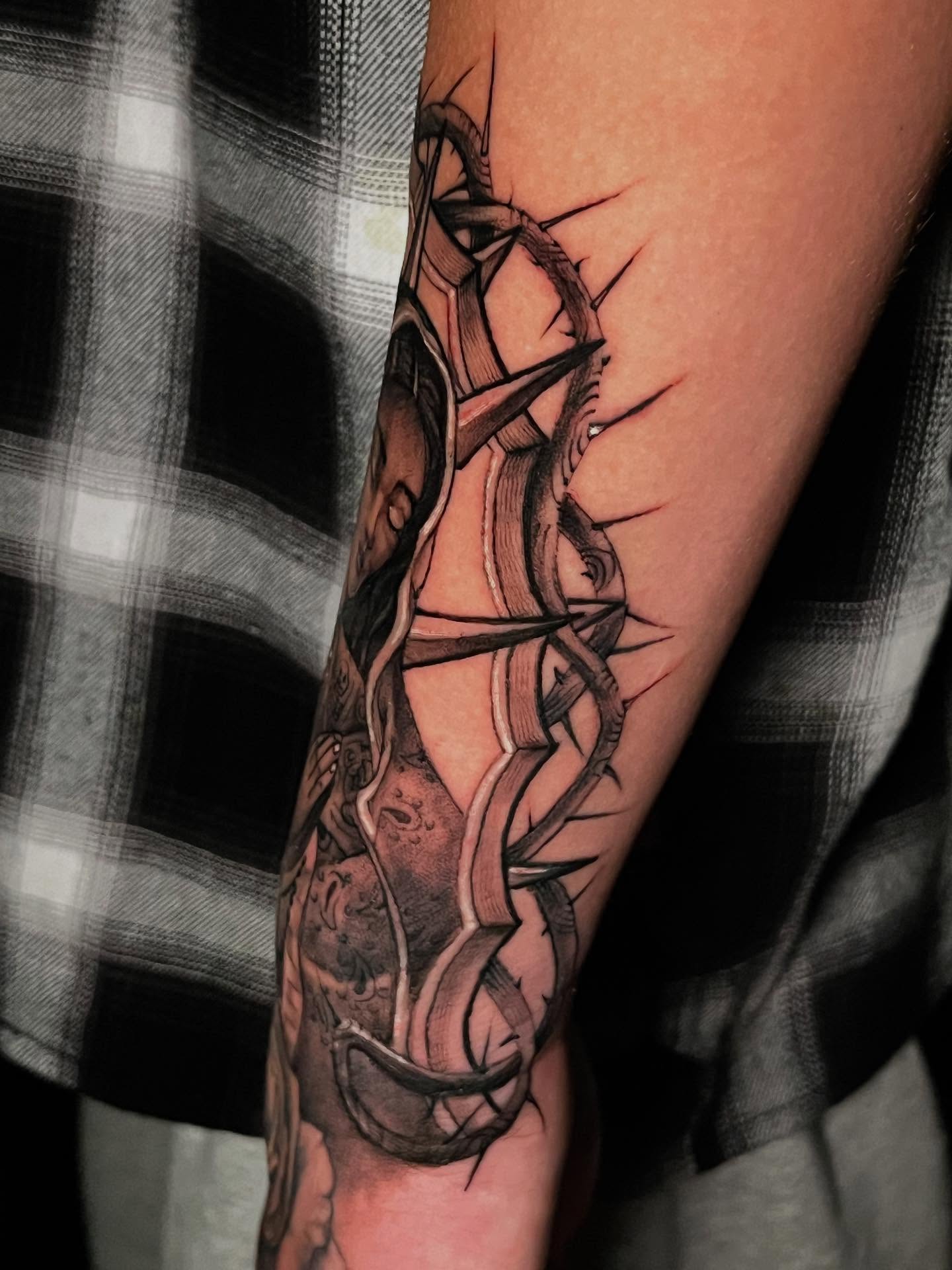 Tattoo by @art_gus_00 — black_and_grey, realism