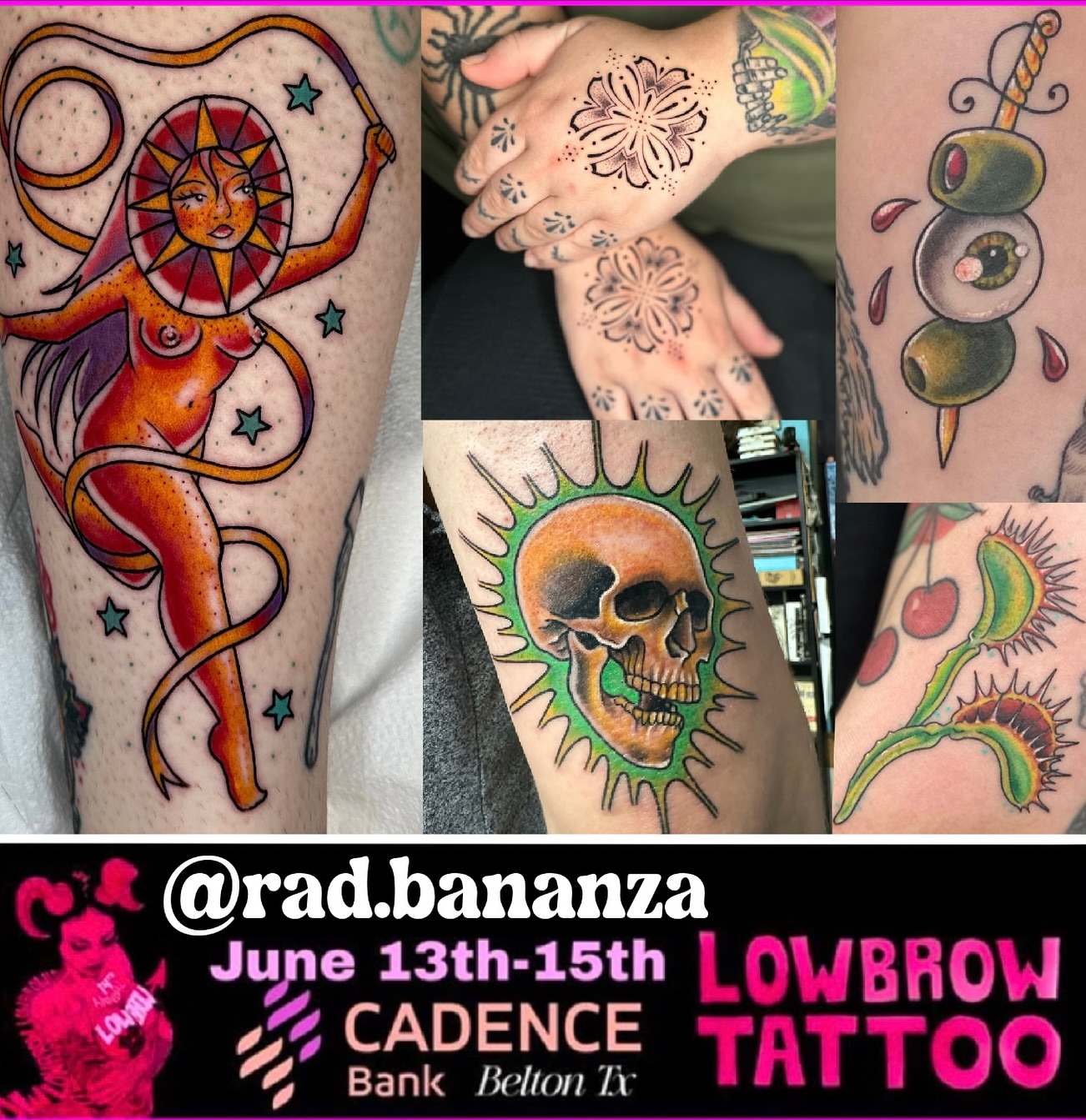 Astral woman American traditional tattoo on the upper arm by Savy Rasor, Austin, Texas