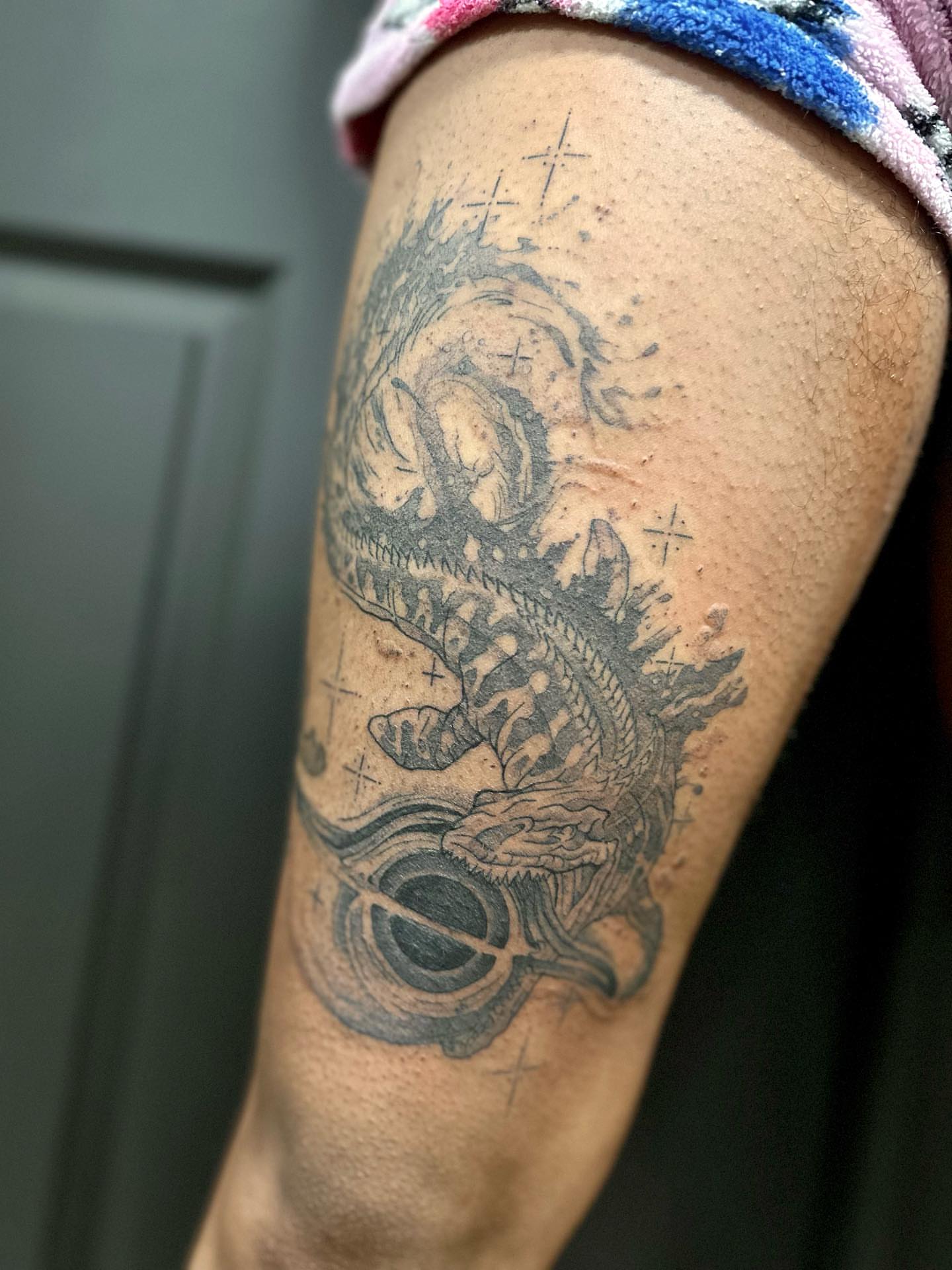 Tattoo by @cierahightattoos β black_and_grey
