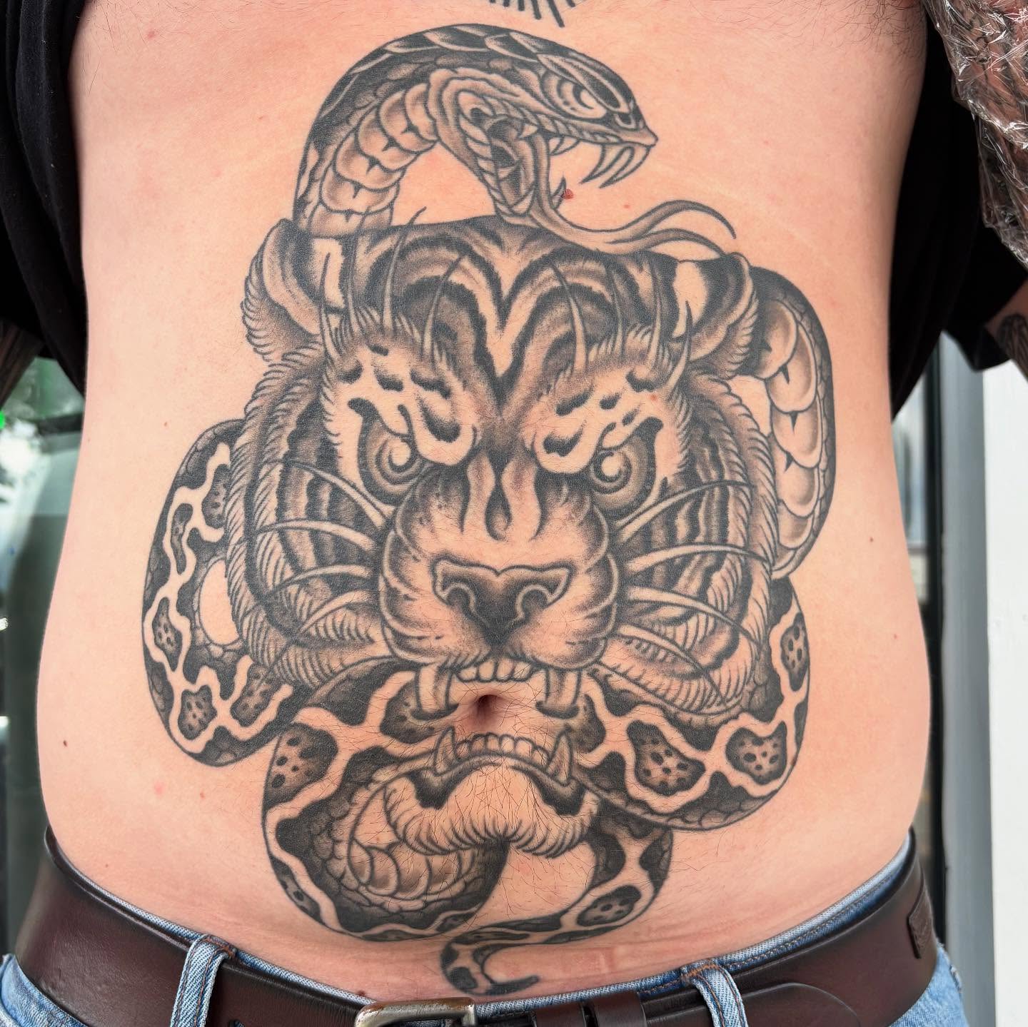 Tattoo by @connorcampbelltattoos — black_and_grey, realism