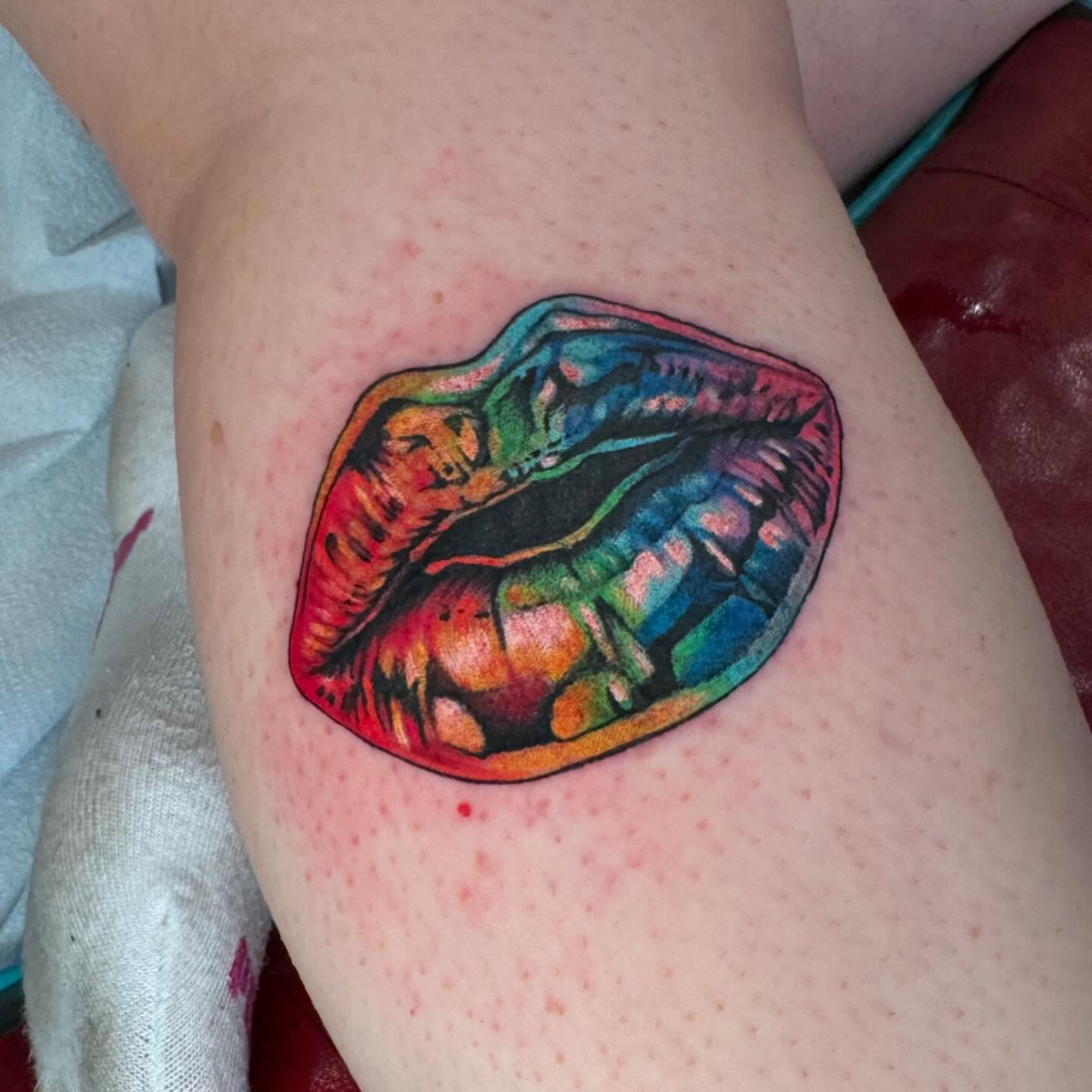 Tattoo by @ryanfuttart — watercolor
