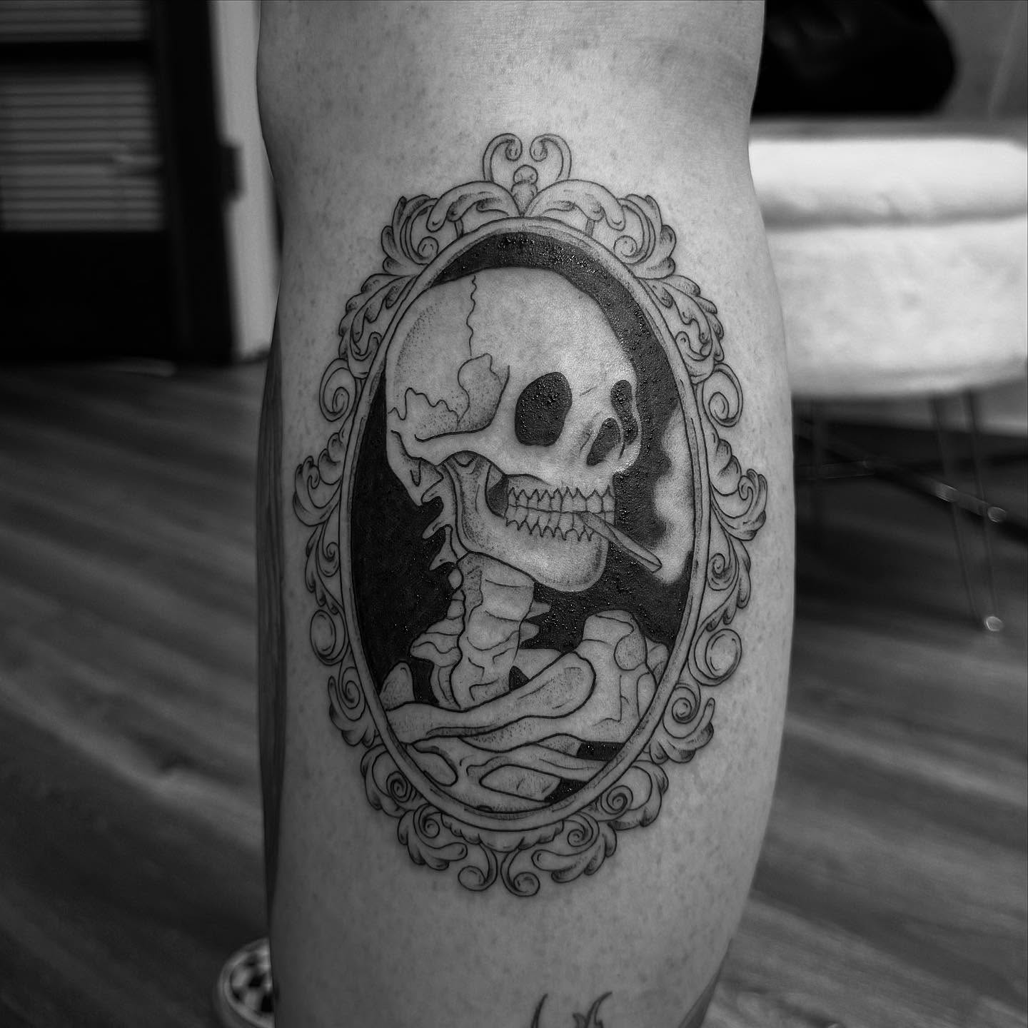 Tattoo by @bethanymorgan_tattoos — black_and_grey