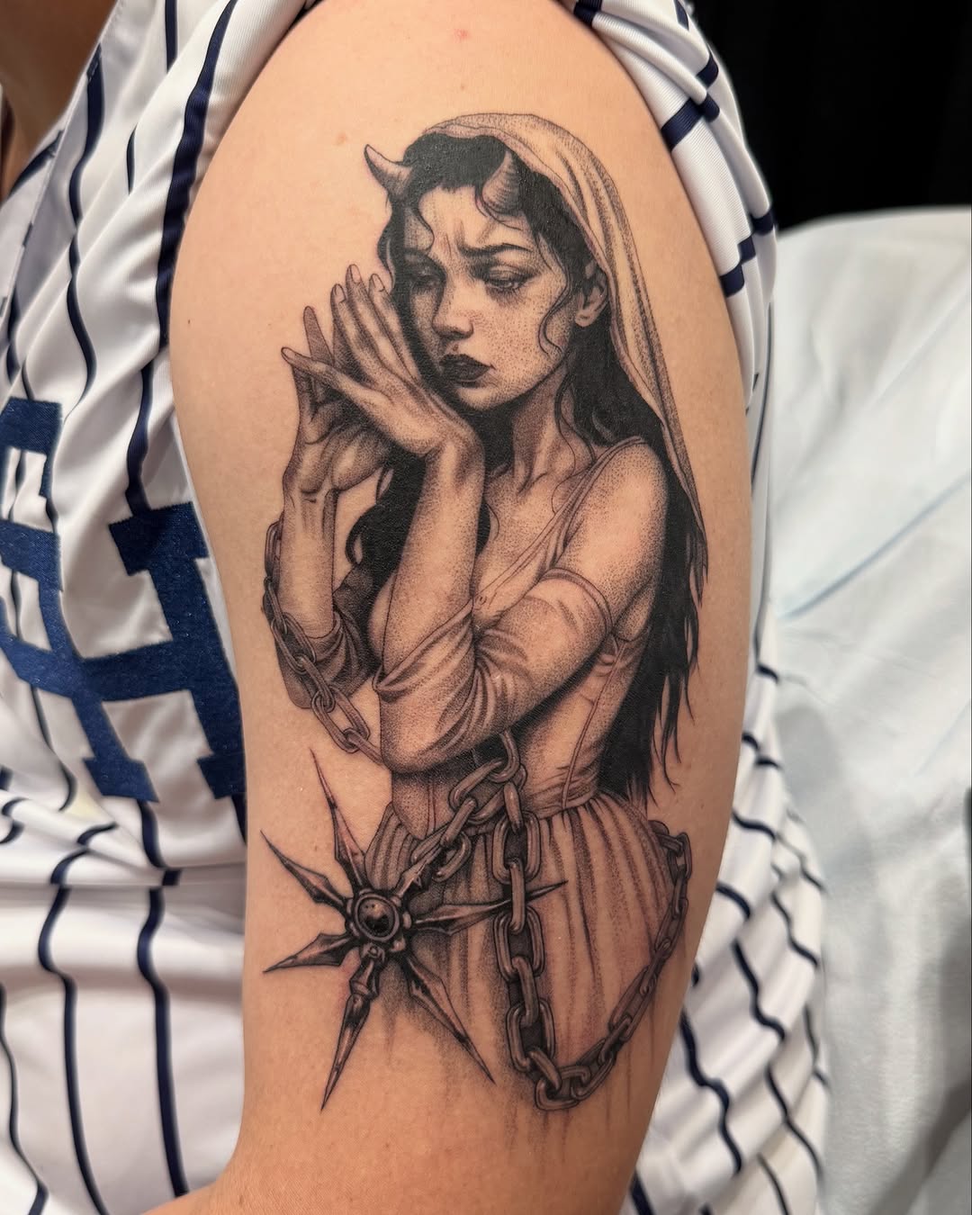 Tattoo by @lilianayaneth — dark_realism, dotwork