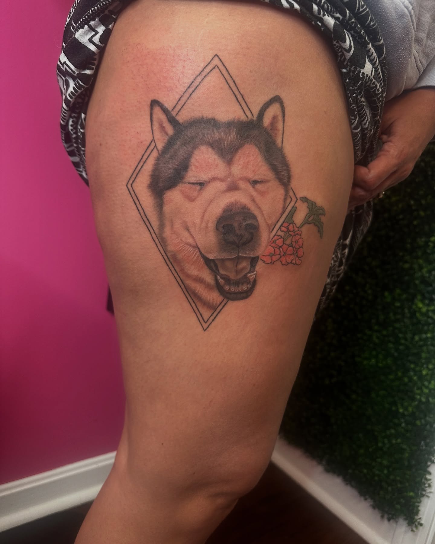 Tattoo by @jakkitattoos — realism, geometric