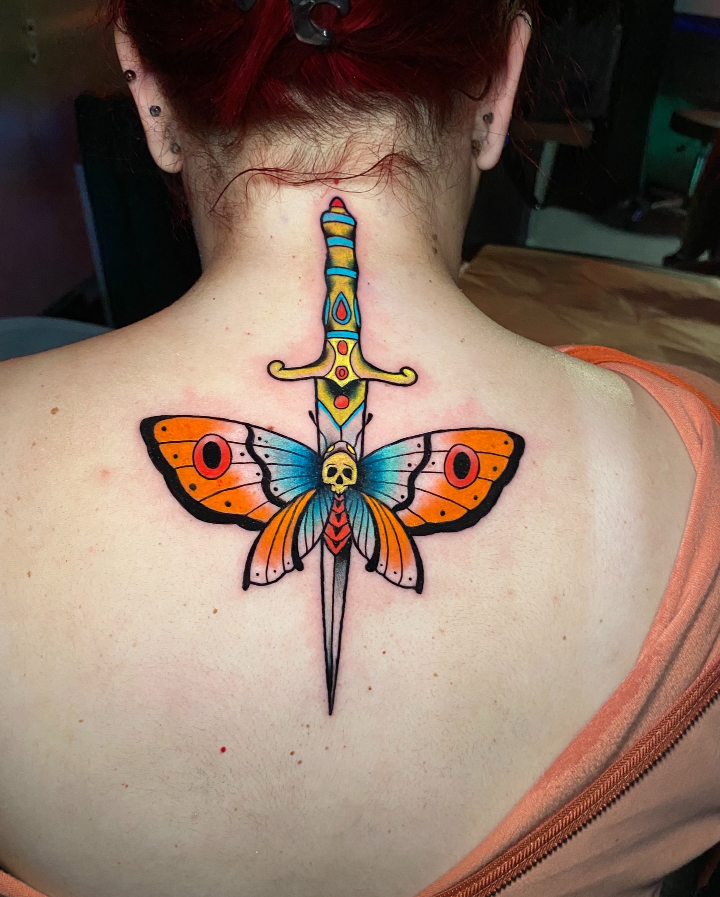 Tattoo by @pablof.tattoos — american_traditional, trash_polka