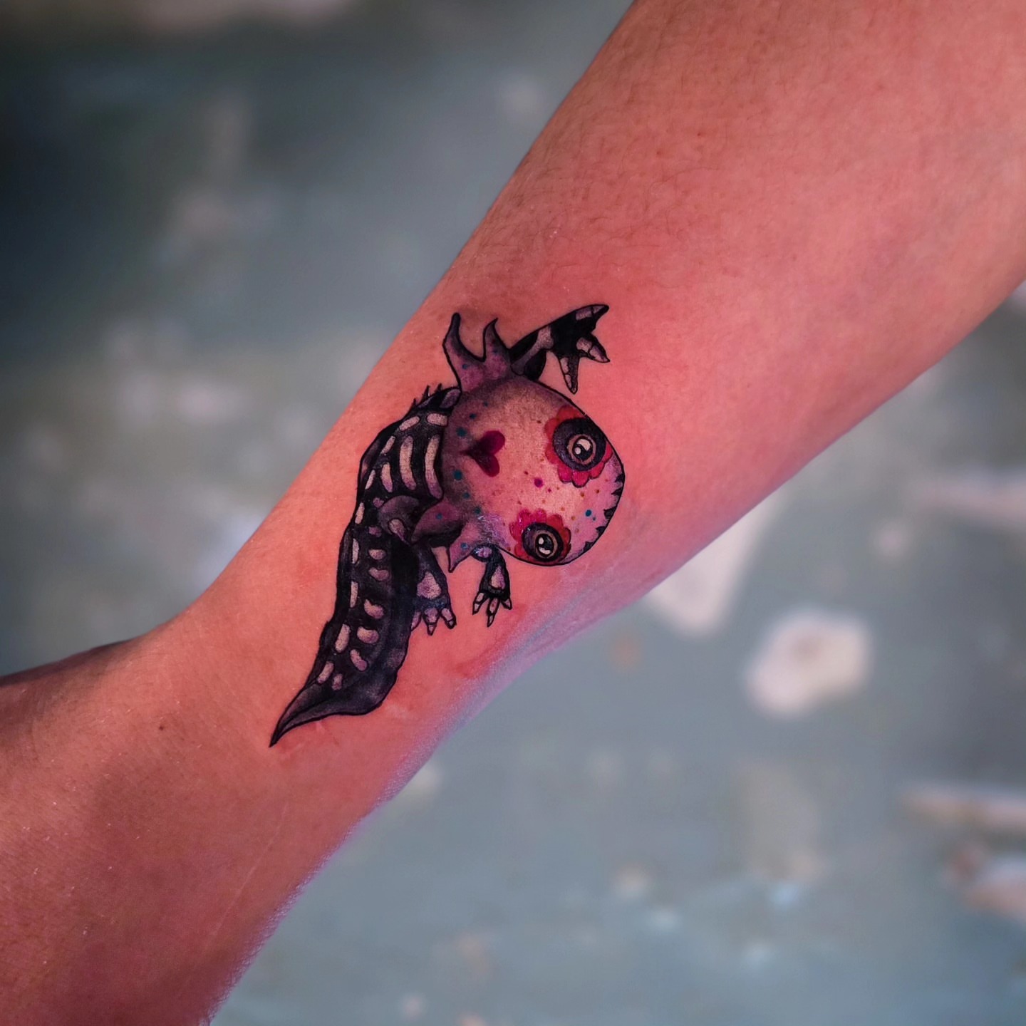 Tattoo by @ceso732 β dotwork, watercolor