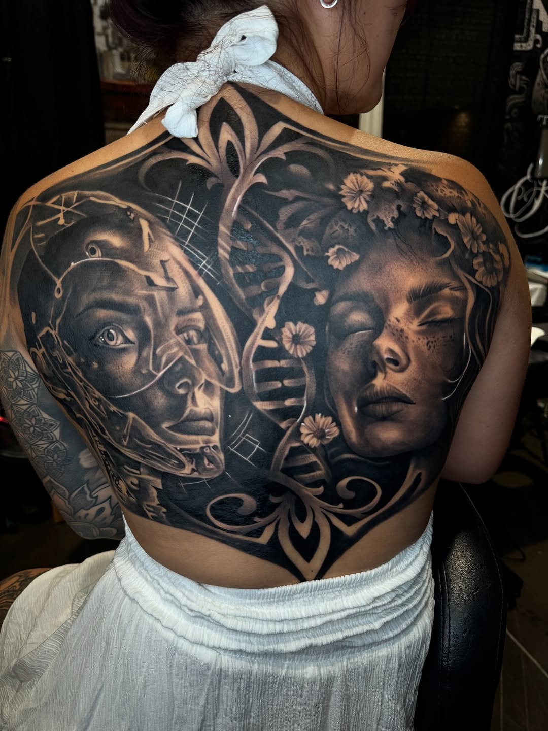Tattoo by @tattoosbyfern โ realism, black_and_grey