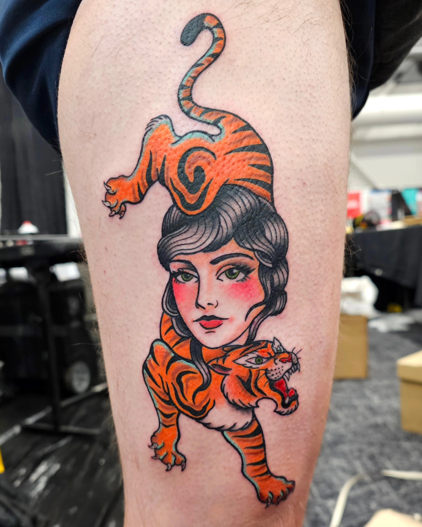 Tattoo by Chet Howe, Mansfield, Ohio