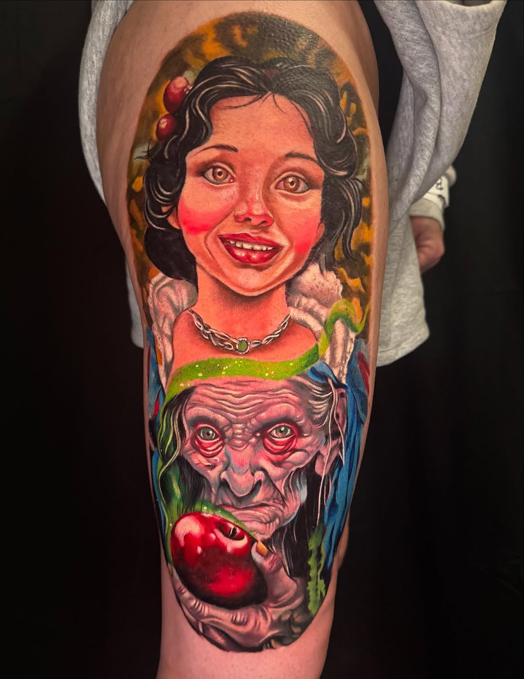 Tattoo by @artofpaulhicks — realism, dark_realism
