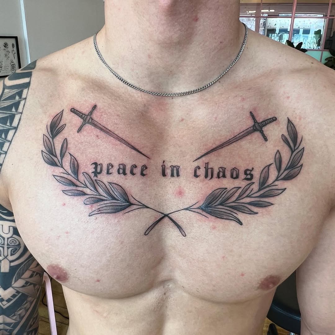 Tattoo by @amandagrimatattoo — lettering_script, black_and_grey