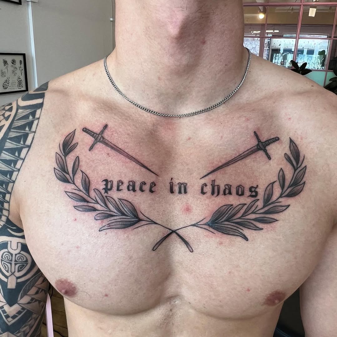 Tattoo by @amandagrimatattoo — lettering_script, black_and_grey