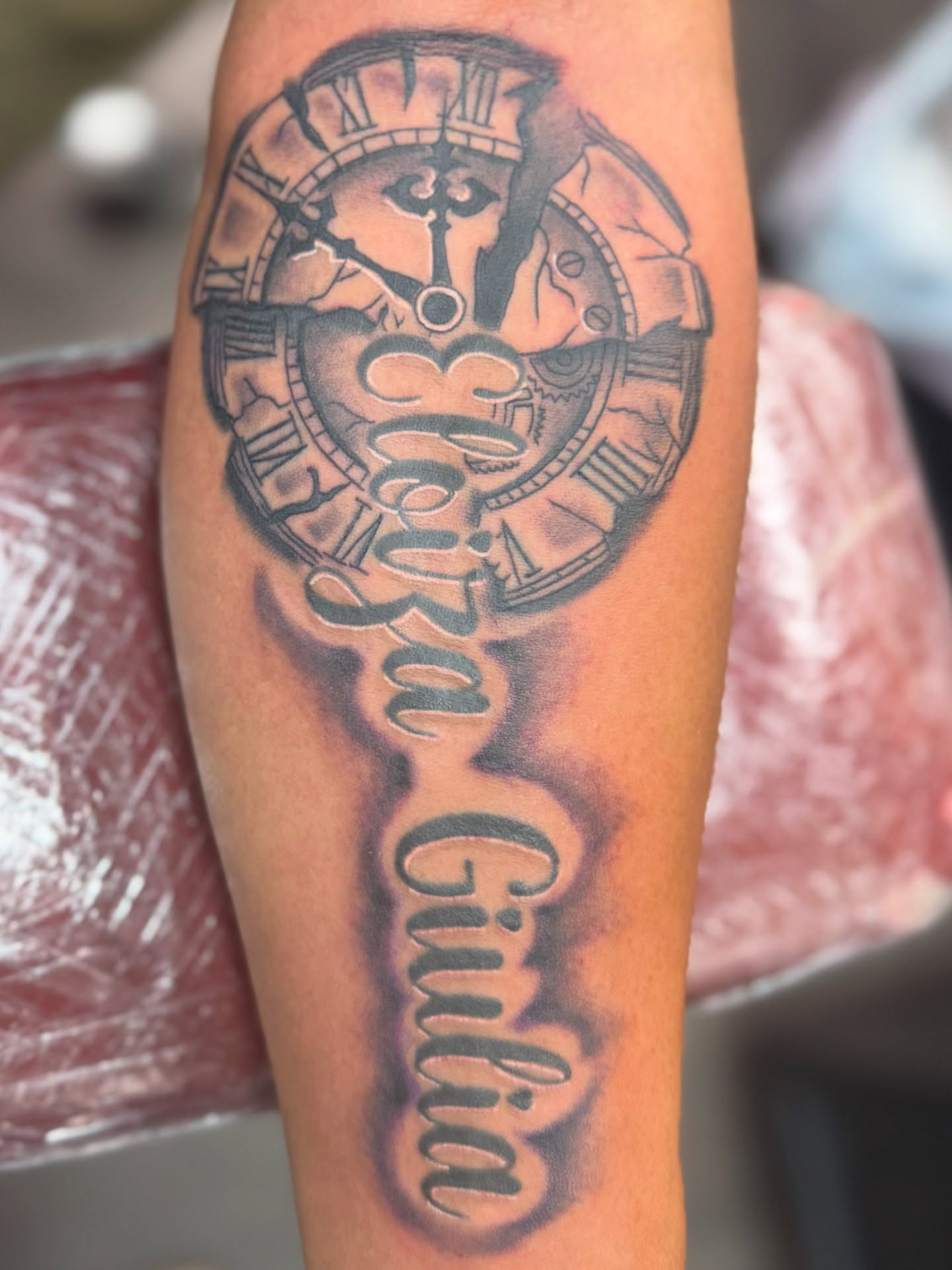 Tattoo by @mz_tattoony — black_and_grey