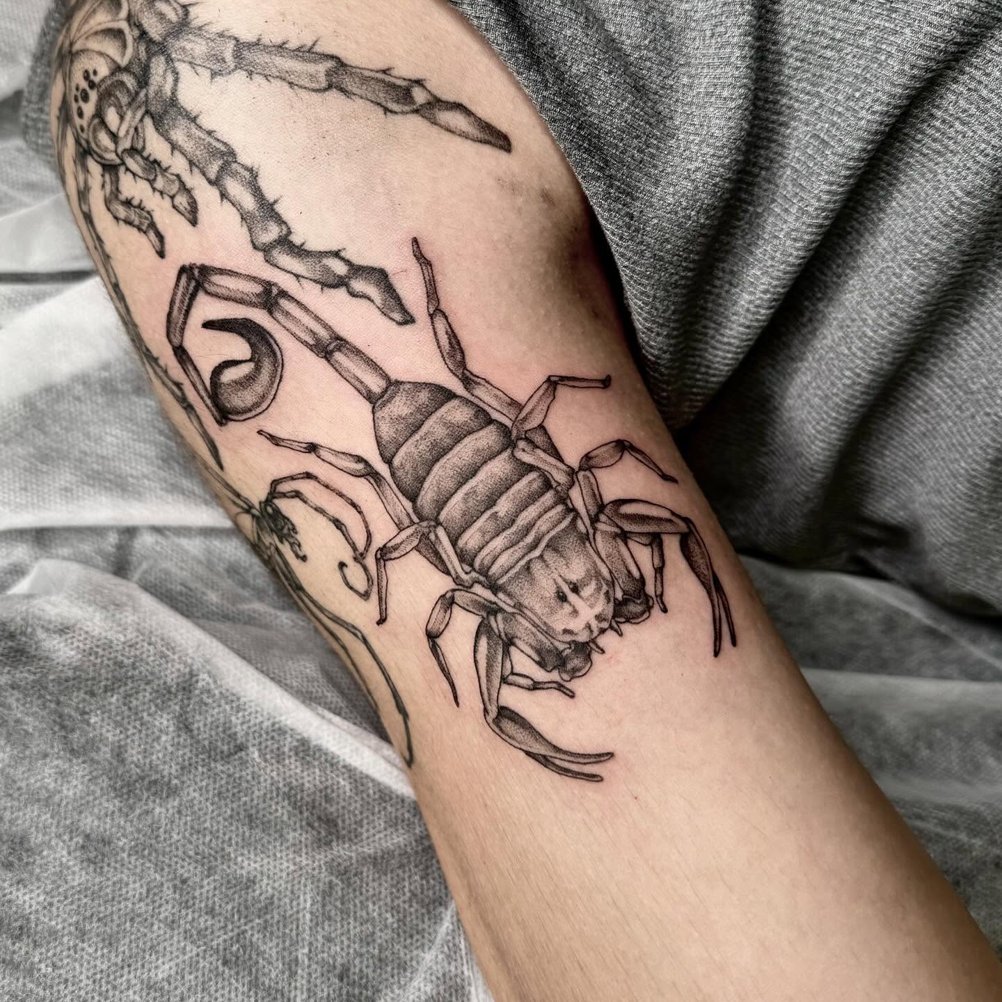 Tattoo by @deadgirlnextdoor — dotwork