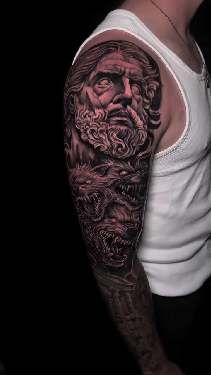 Tattoo by @igor.blackrhino — realism, black_and_grey