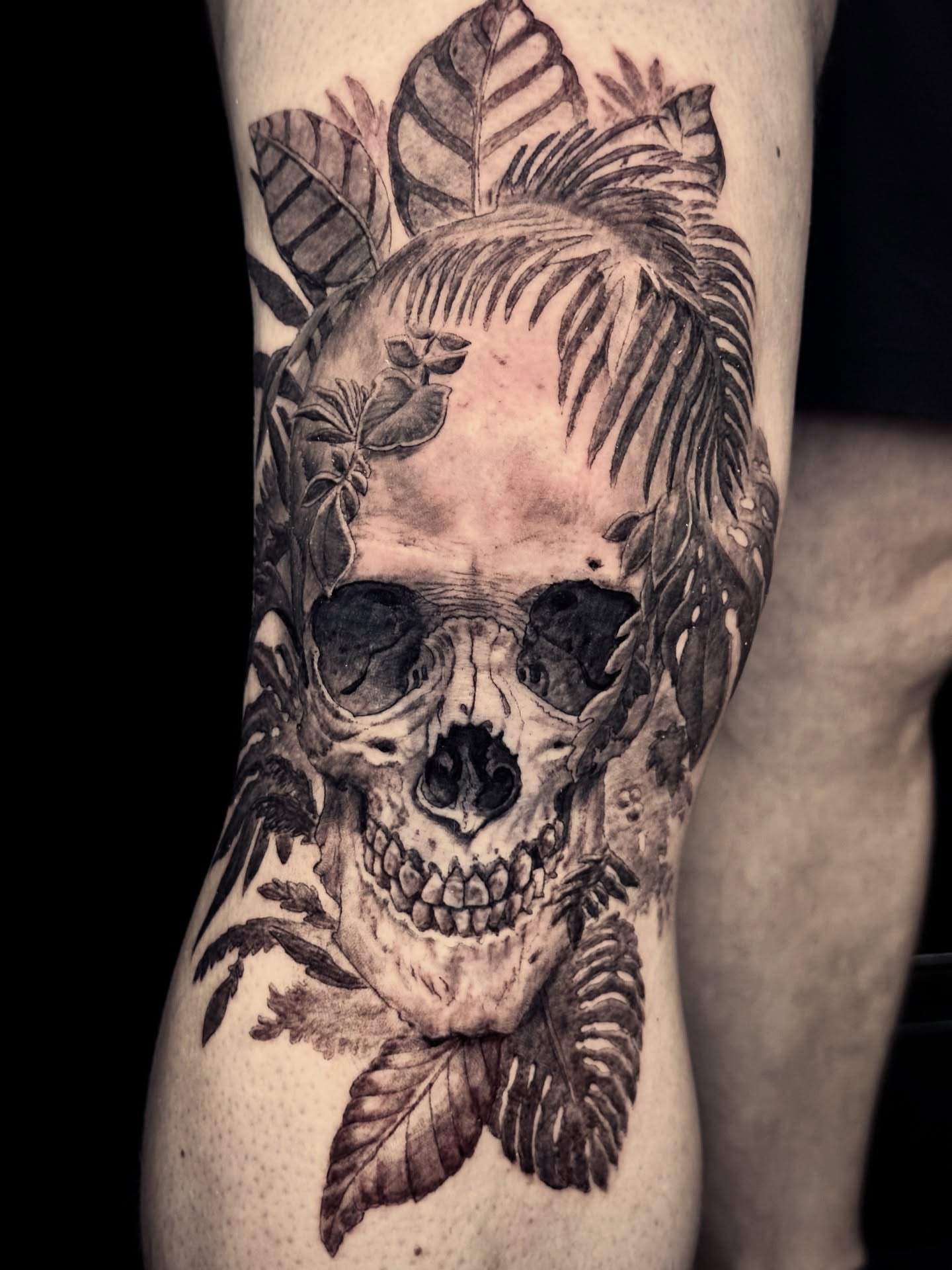 Tattoo by @dominicktattoo — black_and_grey, realism